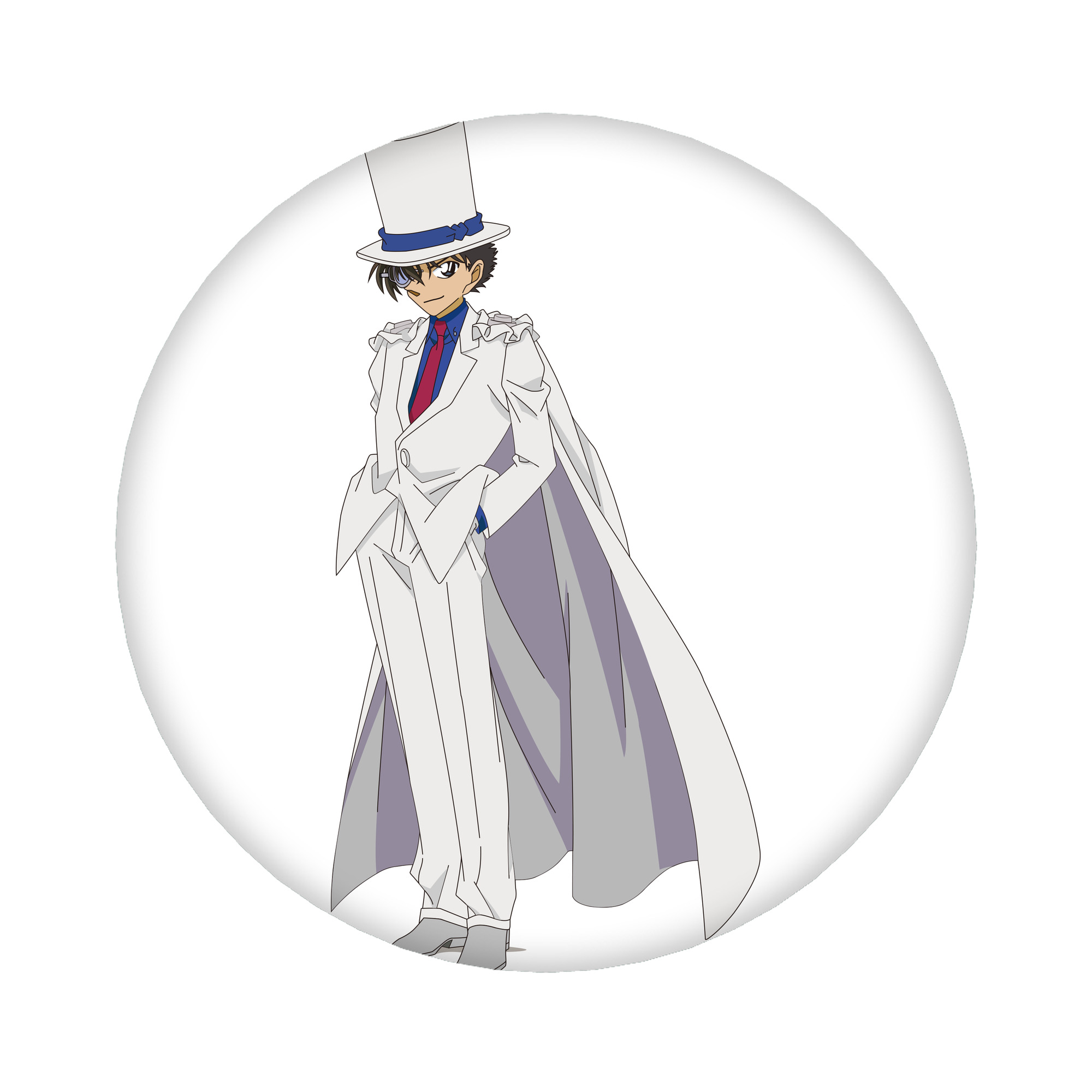 （画像用） 名探偵コナン くろば かいと Detective Conan Kuroba Kaito 6cm 缶バッジ 複数セット