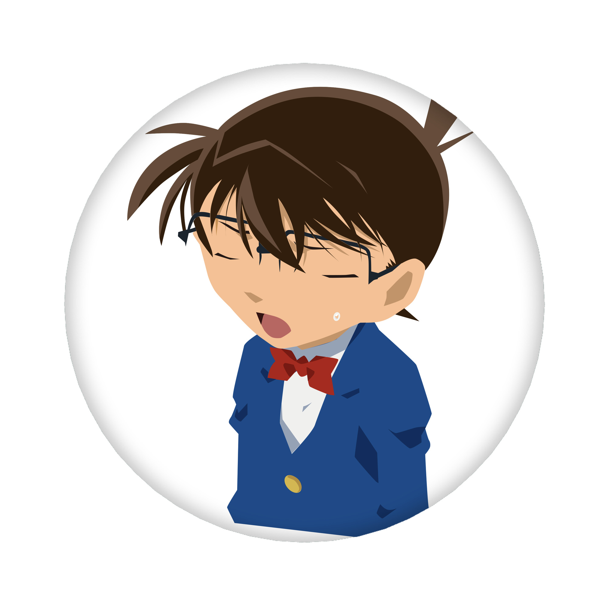 （画像用） 名探偵コナン 江戸川 コナン Detective Conan Conan Edogawa 6cm 缶バッジ 複数セット