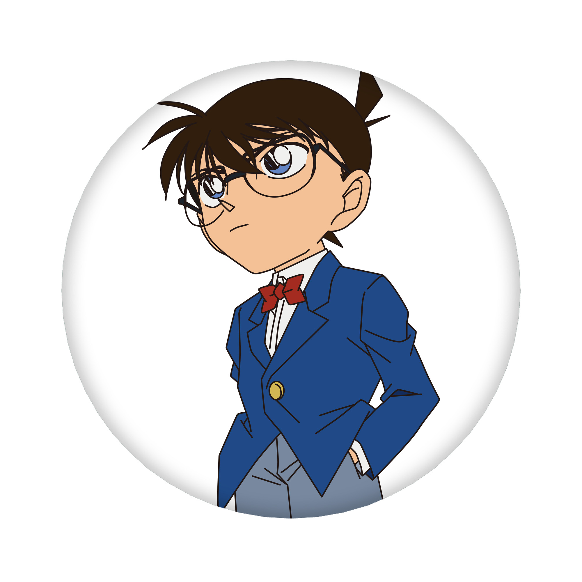 （画像用） 名探偵コナン 江戸川 コナン Detective Conan Conan Edogawa 6cm 缶バッジ 複数セット