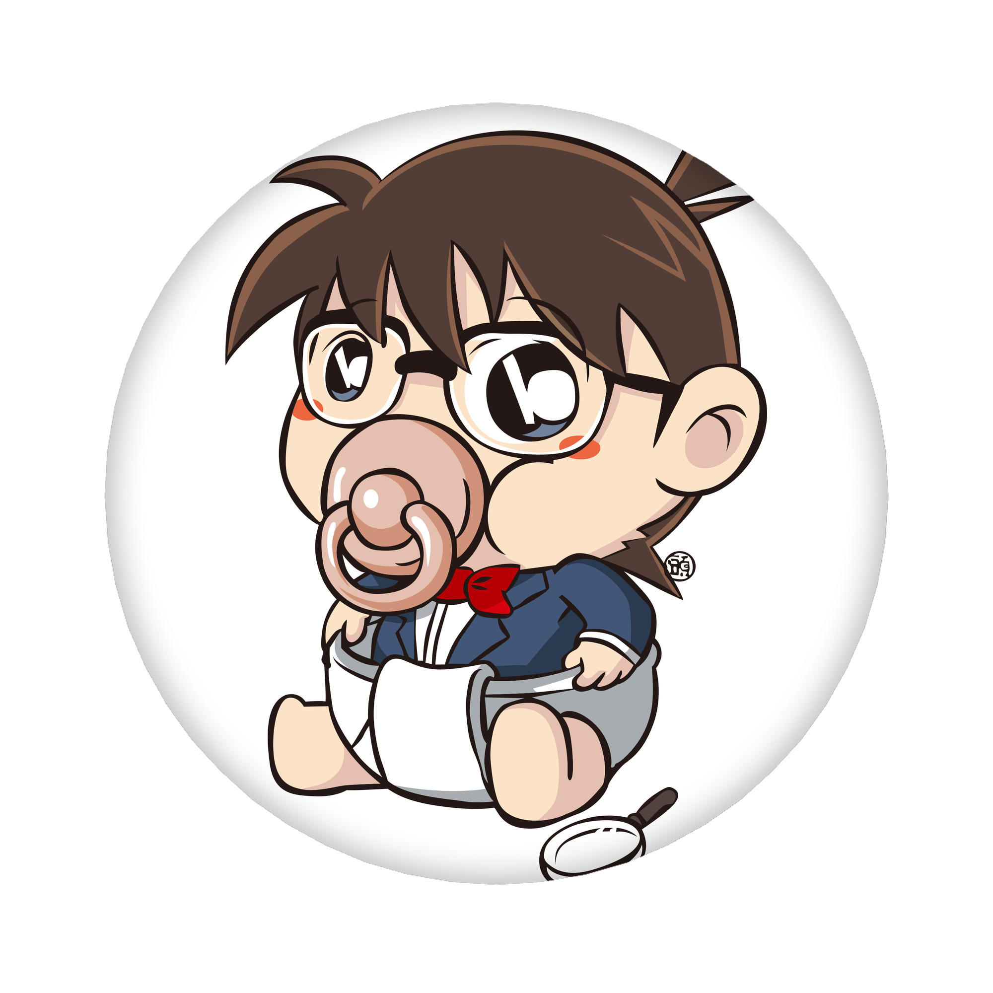 （画像用） 名探偵コナン 江戸川 コナン Detective Conan Conan Edogawa 6cm 缶バッジ 複数セット