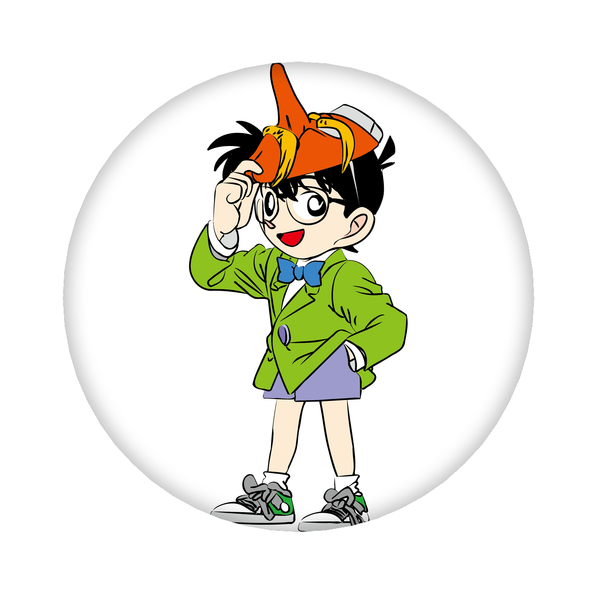 （画像用） 名探偵コナン 江戸川 コナン Detective Conan Conan Edogawa 6cm 缶バッジ 複数セット