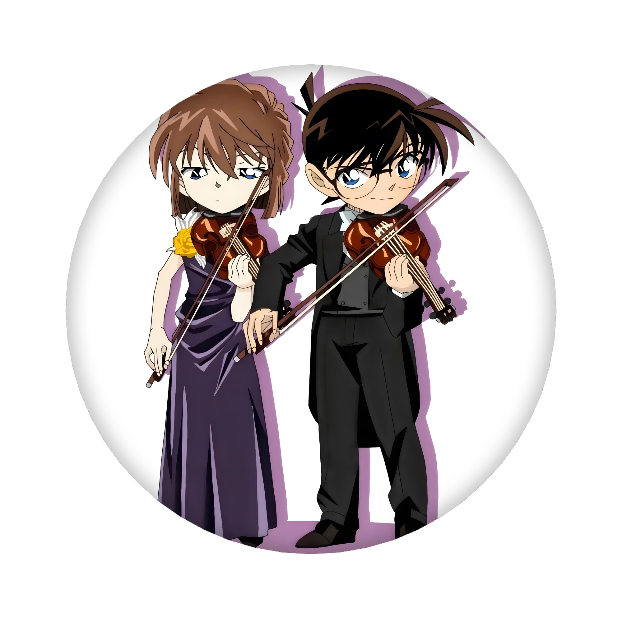 （画像用） 名探偵コナン 灰原 哀 はいばら あい Detective Conan Anita Hailey、Vi Graythorn Haibara Ai 6cm 缶バッジ 複数セット