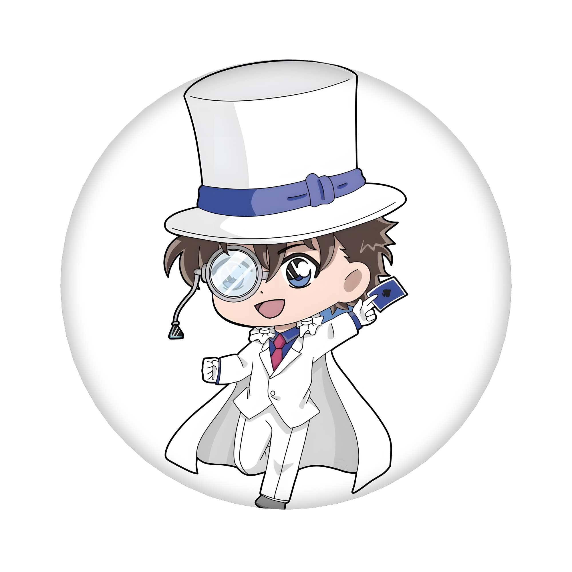 （画像用） 名探偵コナン くろば かいと Detective Conan Kuroba Kaito 6cm 缶バッジ 複数セット