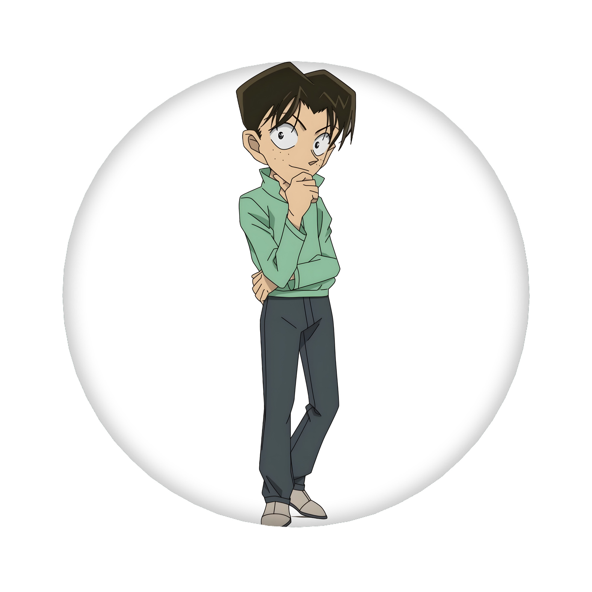 （画像用） 名探偵コナン 円谷 光彦 つぶらや みつひこ Detective Conan Mitch Tennyson 6cm 缶バッジ 複数セット