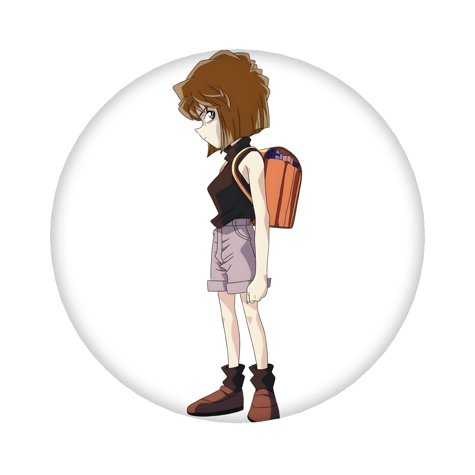 （画像用） 名探偵コナン 灰原 哀 はいばら あい Detective Conan Anita Hailey、Vi Graythorn Haibara Ai 6cm 缶バッジ 複数セット