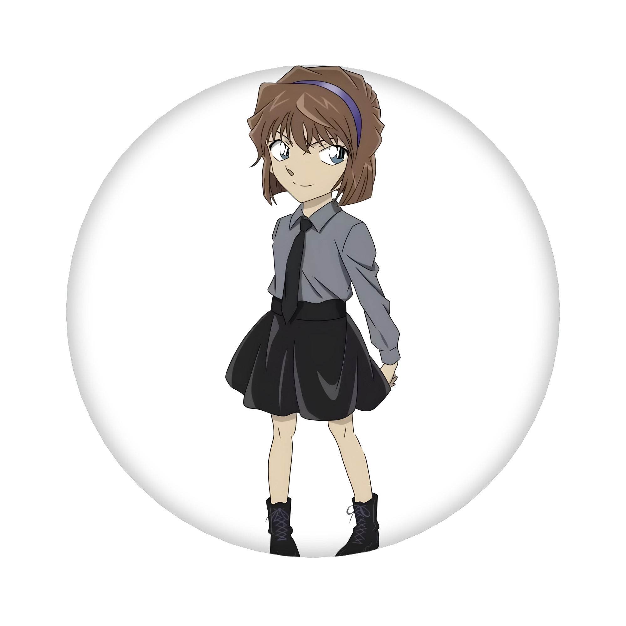 （画像用） 名探偵コナン 灰原 哀 はいばら あい Detective Conan Anita Hailey、Vi Graythorn Haibara Ai 6cm 缶バッジ 複数セット