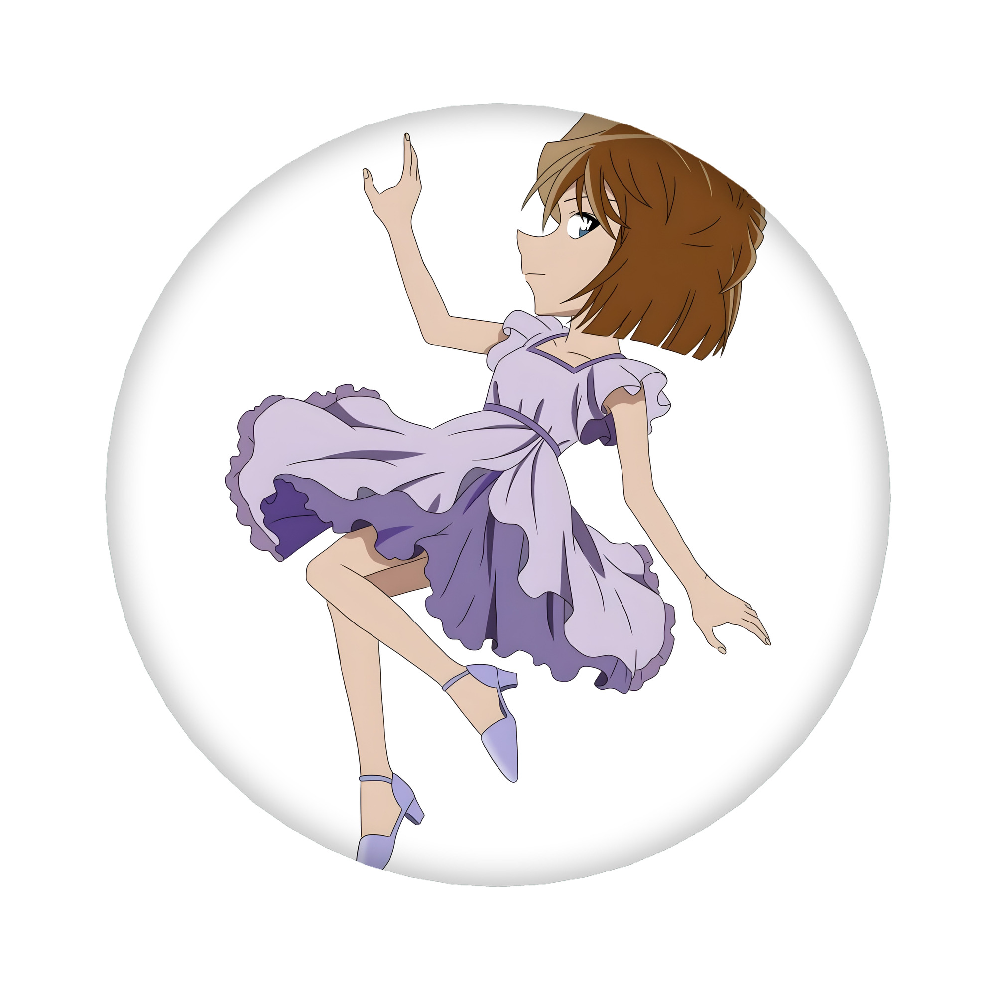 （画像用） 名探偵コナン 灰原 哀 はいばら あい Detective Conan Anita Hailey、Vi Graythorn Haibara Ai 6cm 缶バッジ 複数セット