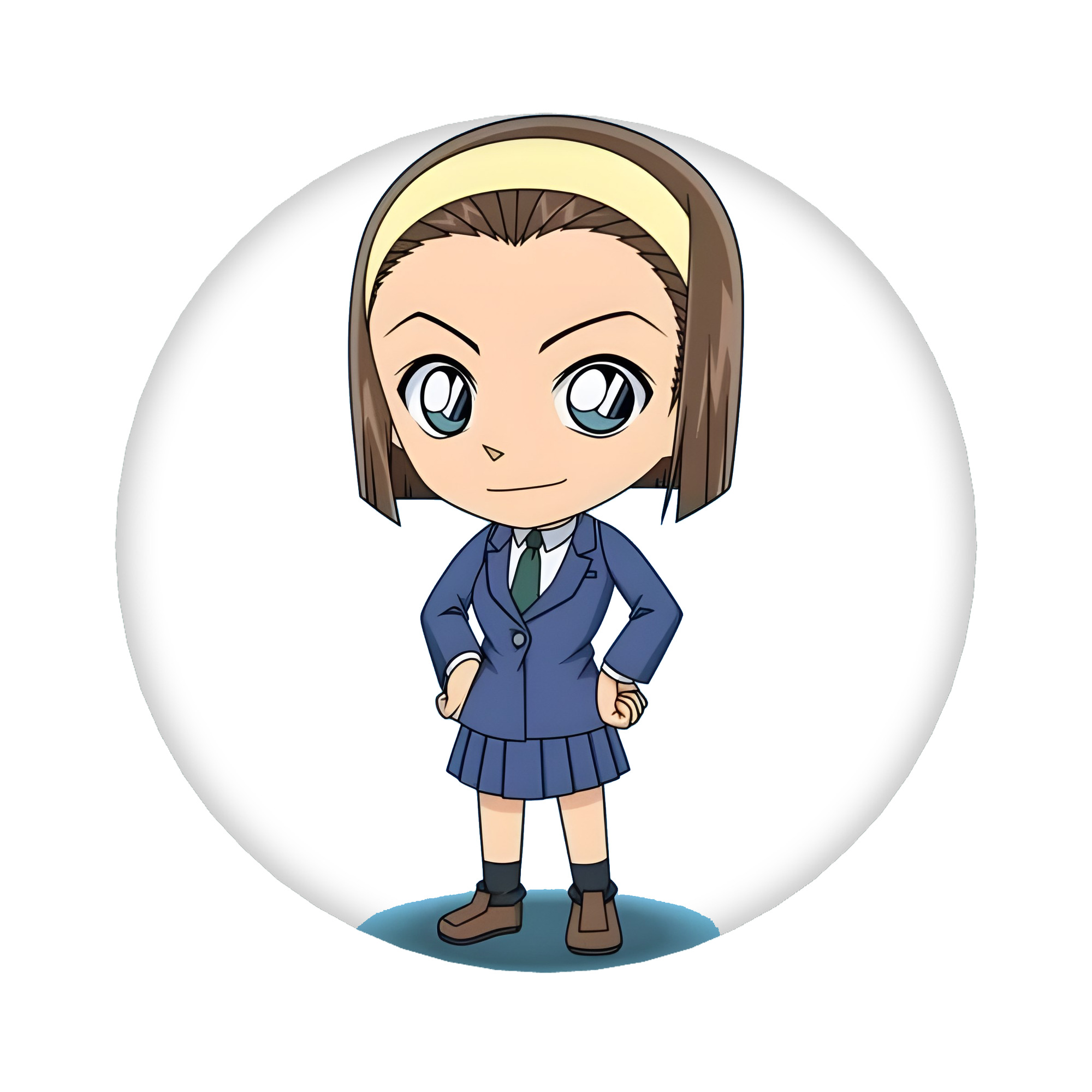 （画像用） 名探偵コナン 吉田 歩美 よしだ あゆみ Detective Conan my Yeager 6cm 缶バッジ 複数セット