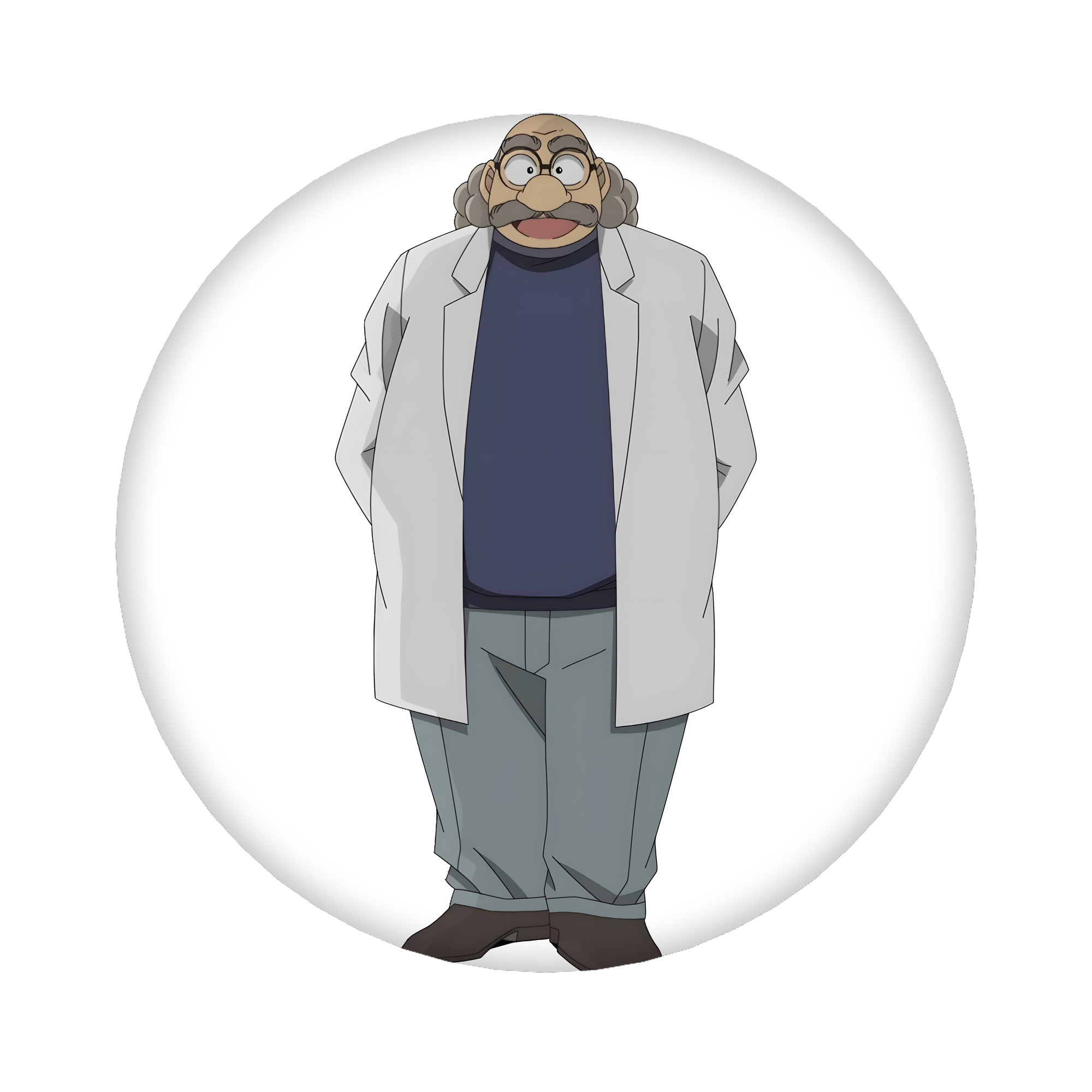 （画像用） 名探偵コナン あがさ ひろし Detective Conan Agasa Hiroshi 6cm 缶バッジ 複数セット