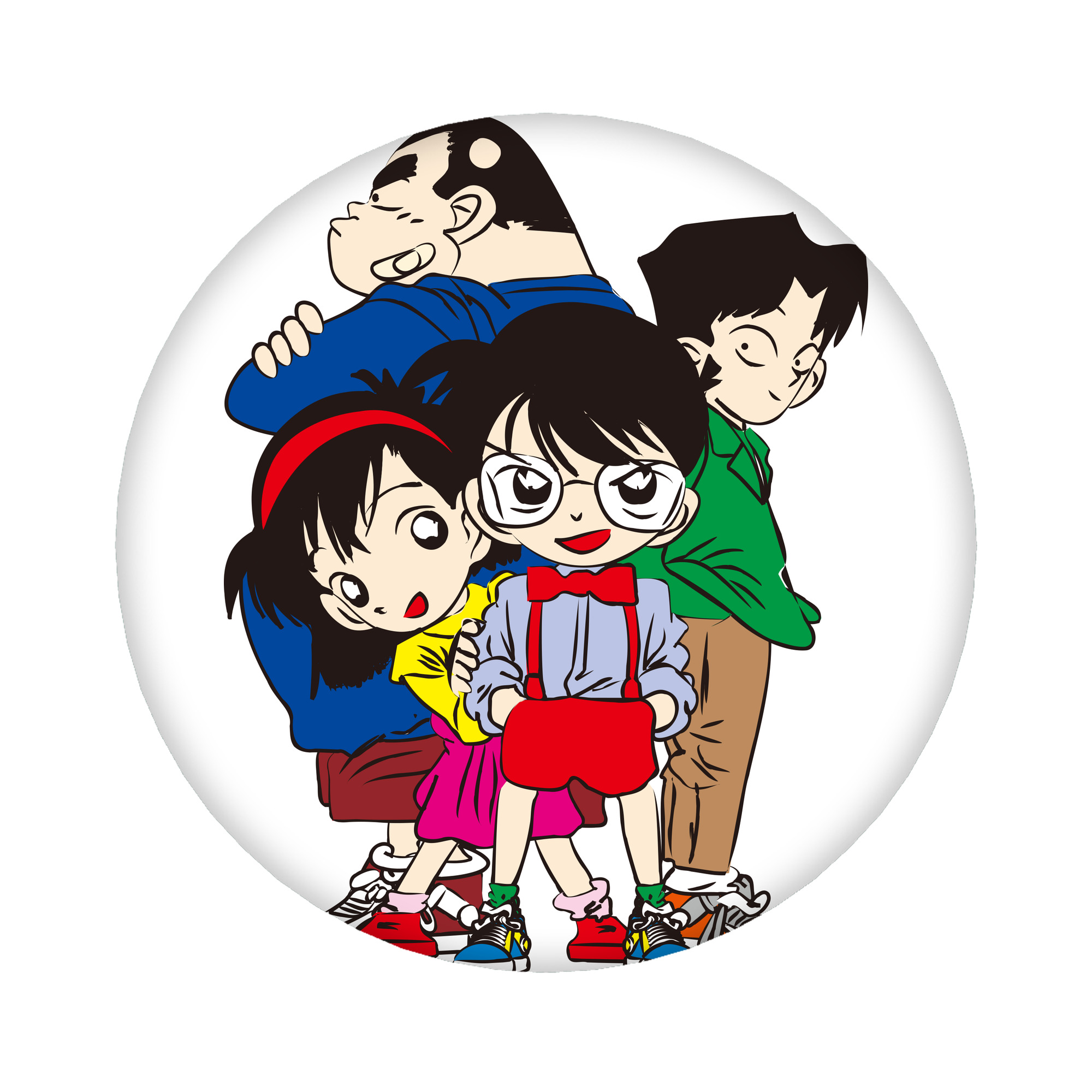 （画像用） 名探偵コナン Detective Conan 6cm 缶バッジ 複数セット
