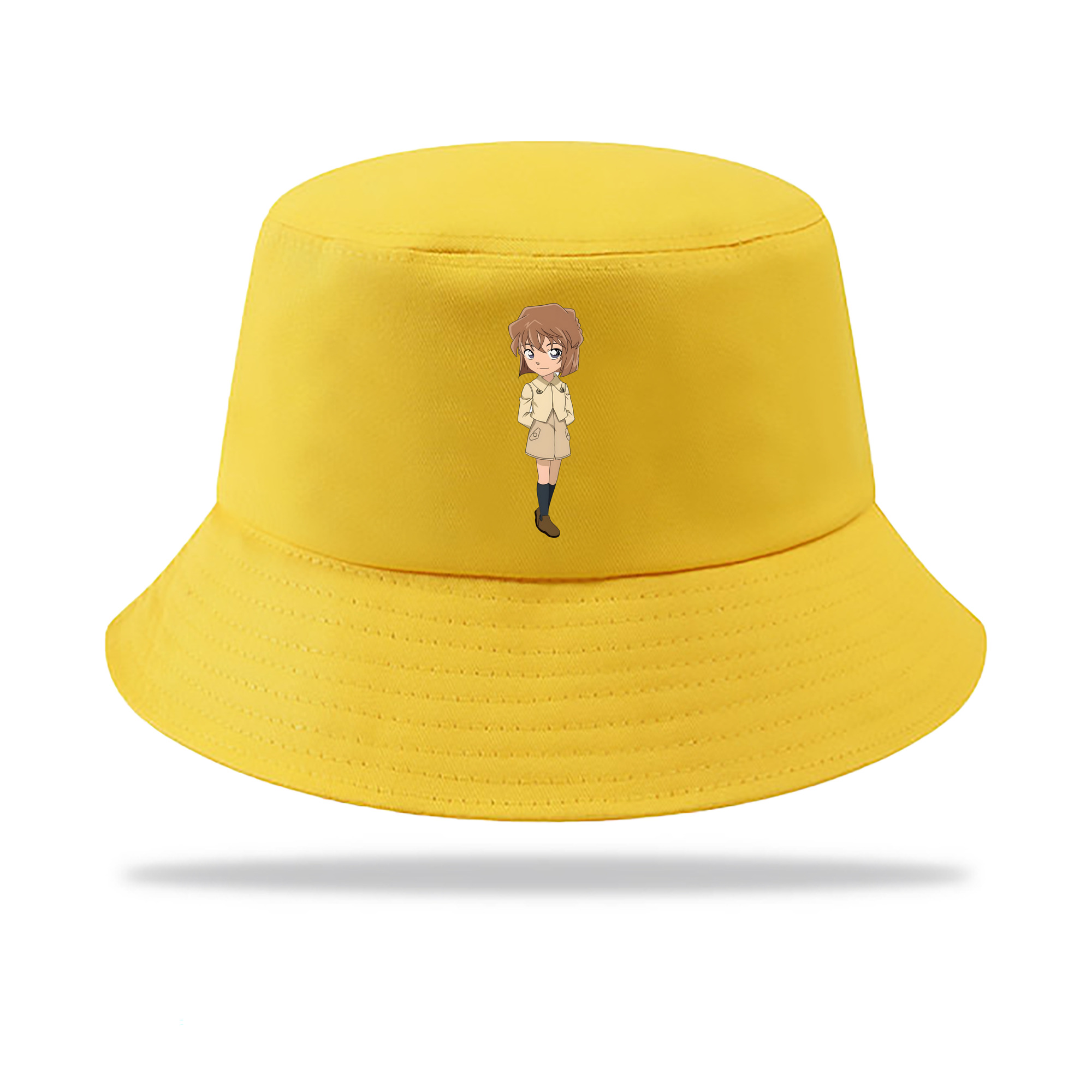 （画像用） 名探偵コナン 灰原 哀 はいばら あい Detective Conan Anita Hailey、Vi Graythorn Haibara Ai アウトドア日除けバケットハット
