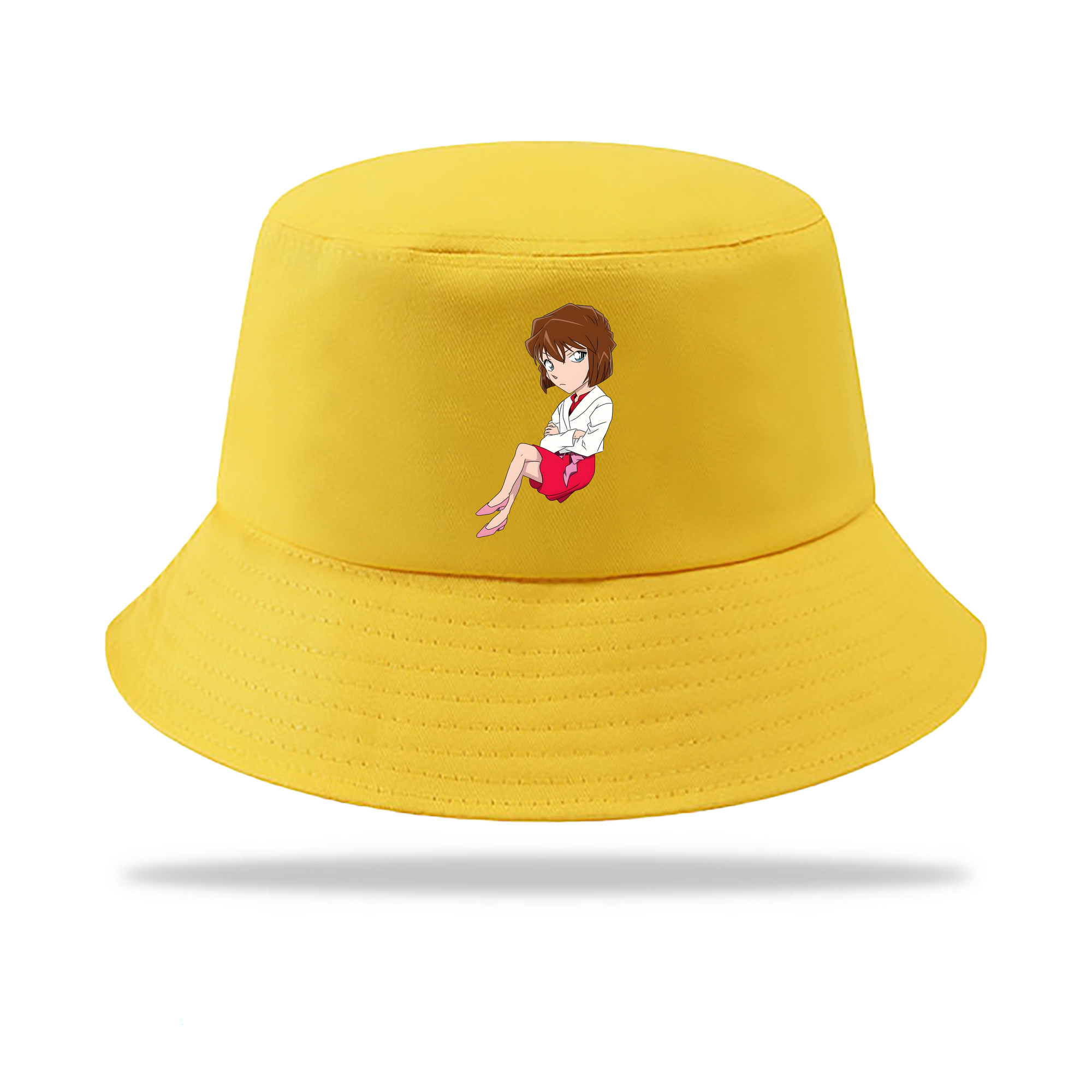 （画像用） 名探偵コナン 灰原 哀 はいばら あい Detective Conan Anita Hailey、Vi Graythorn Haibara Ai アウトドア日除けバケットハット