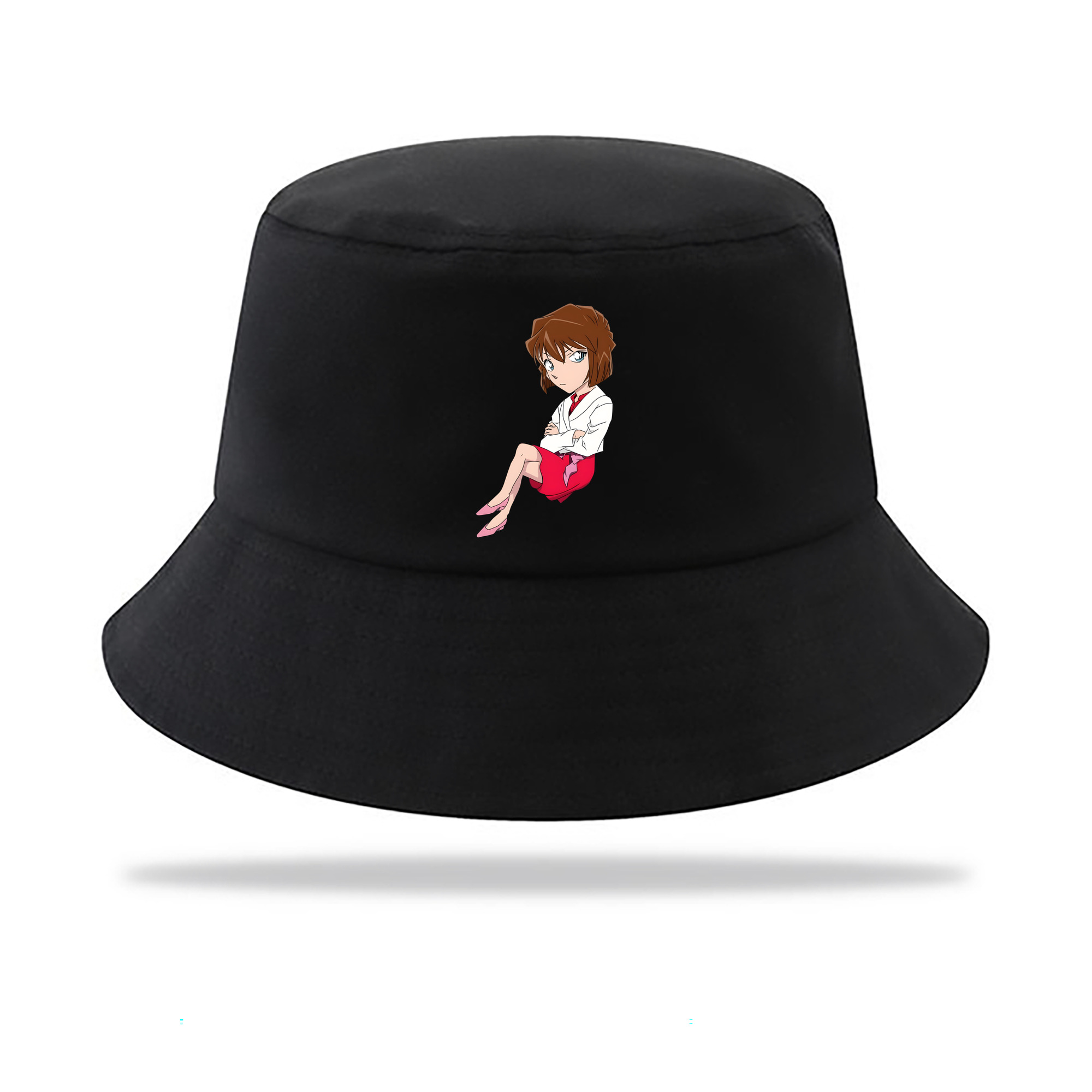 （画像用） 名探偵コナン 灰原 哀 はいばら あい Detective Conan Anita Hailey、Vi Graythorn Haibara Ai アウトドア日除けバケットハット
