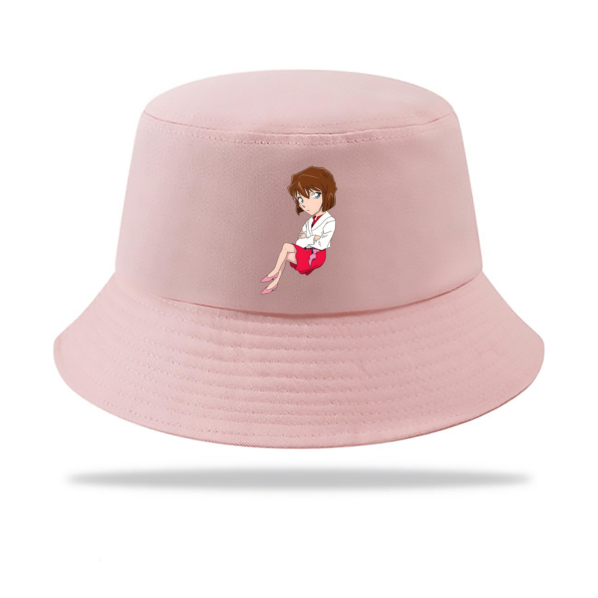 （画像用） 名探偵コナン 灰原 哀 はいばら あい Detective Conan Anita Hailey、Vi Graythorn Haibara Ai アウトドア日除けバケットハット