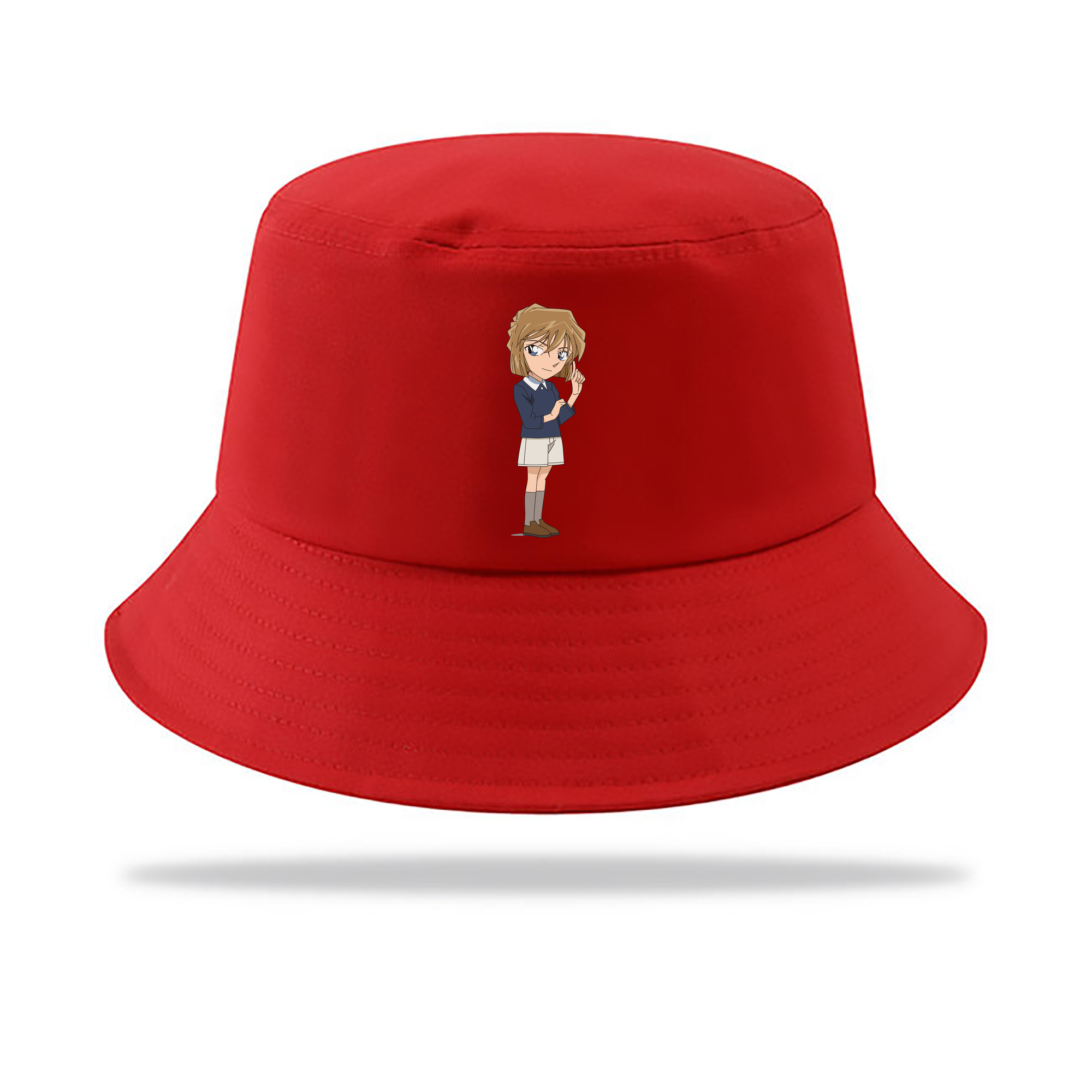 （画像用） 名探偵コナン 灰原 哀 はいばら あい Detective Conan Anita Hailey、Vi Graythorn Haibara Ai アウトドア日除けバケットハット
