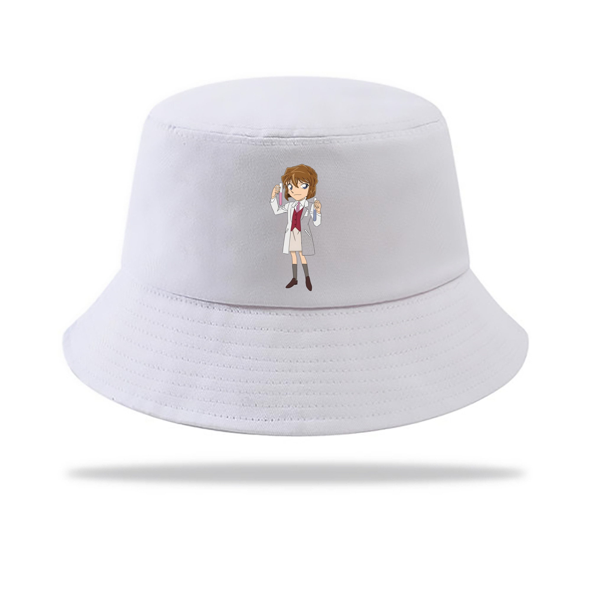 （画像用） 名探偵コナン 灰原 哀 はいばら あい Detective Conan Anita Hailey、Vi Graythorn Haibara Ai アウトドア日除けバケットハット