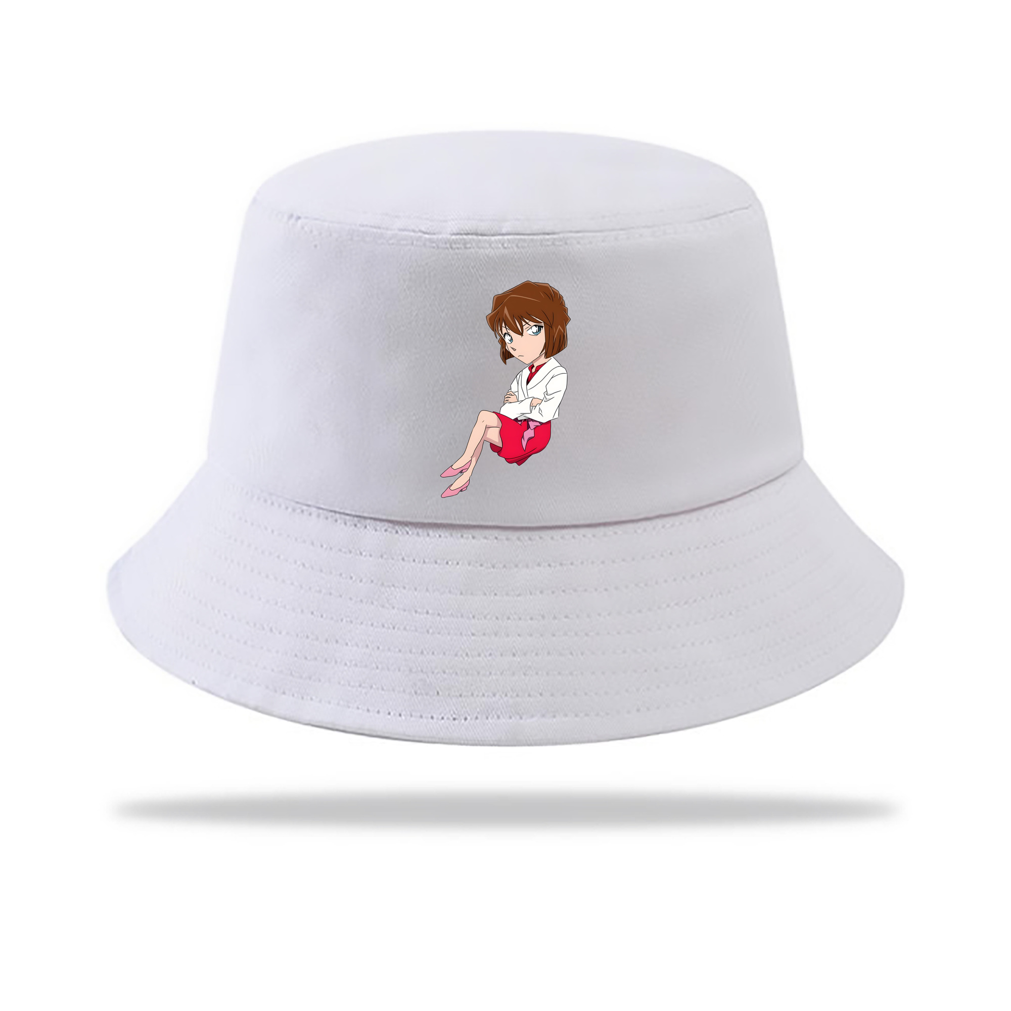 （画像用） 名探偵コナン 灰原 哀 はいばら あい Detective Conan Anita Hailey、Vi Graythorn Haibara Ai アウトドア日除けバケットハット