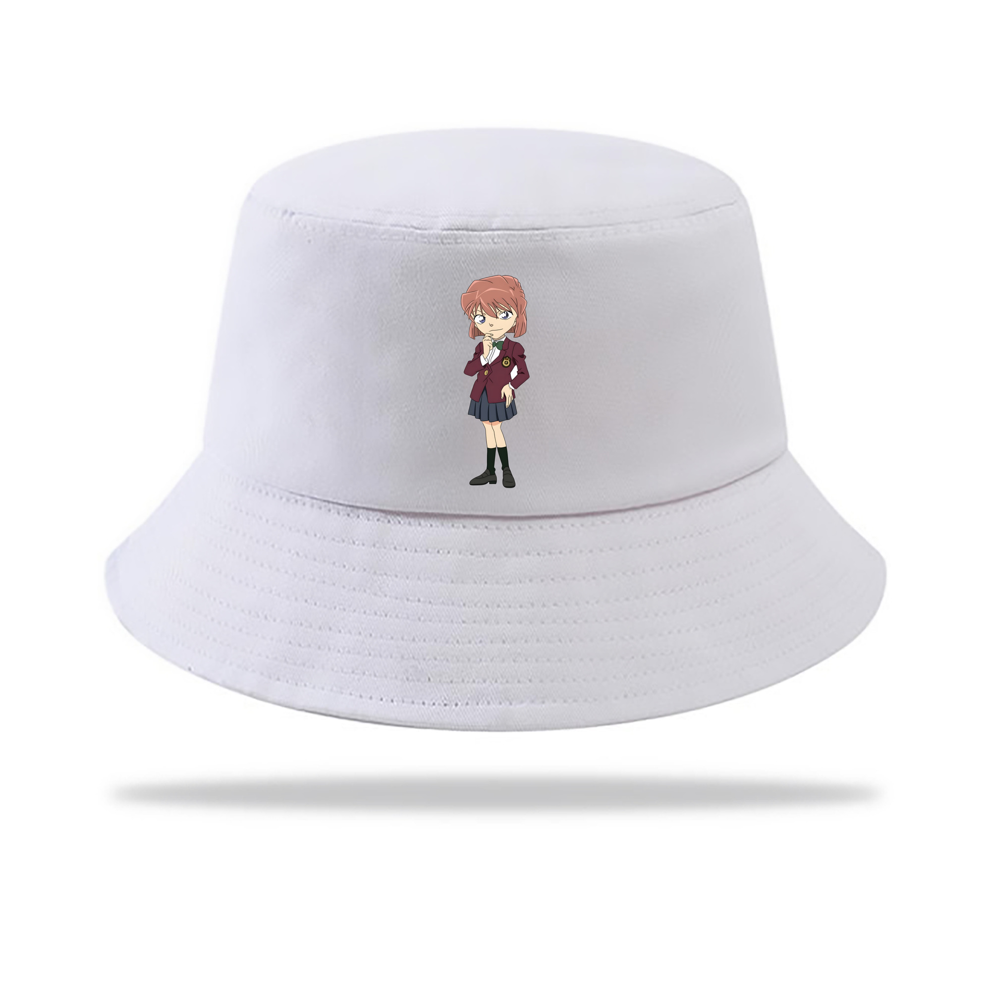 （画像用） 名探偵コナン 灰原 哀 はいばら あい Detective Conan Anita Hailey、Vi Graythorn Haibara Ai アウトドア日除けバケットハット