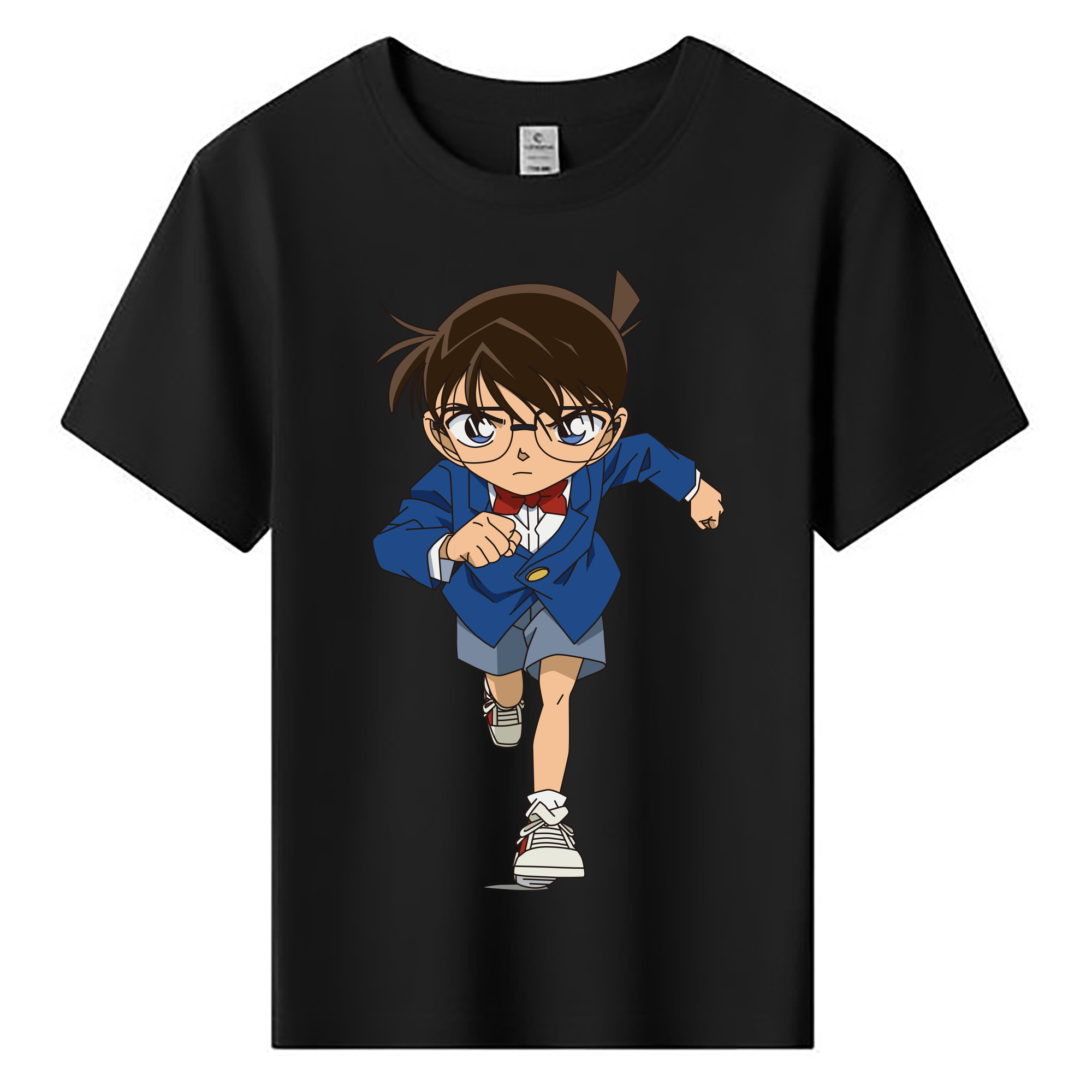 （画像用） 名探偵コナン 江戸川 コナン Detective Conan Conan Edogawa 綿100％キッズTシャツ（フロントプリント）