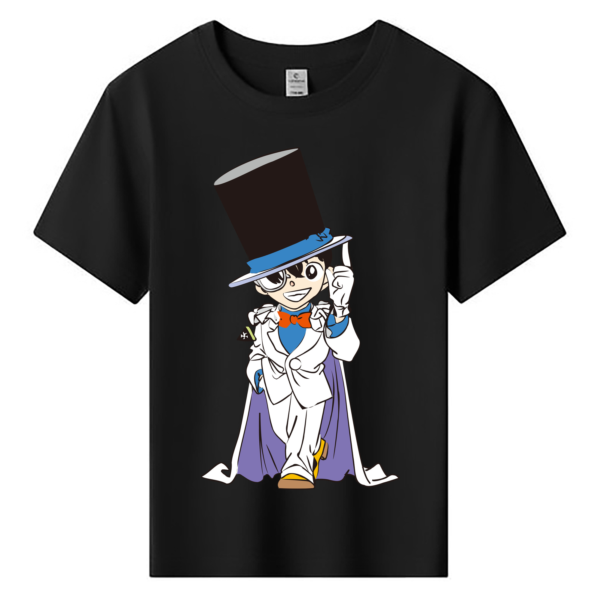 （画像用） 名探偵コナン 江戸川 コナン Detective Conan Conan Edogawa 綿100％キッズTシャツ（フロントプリント）