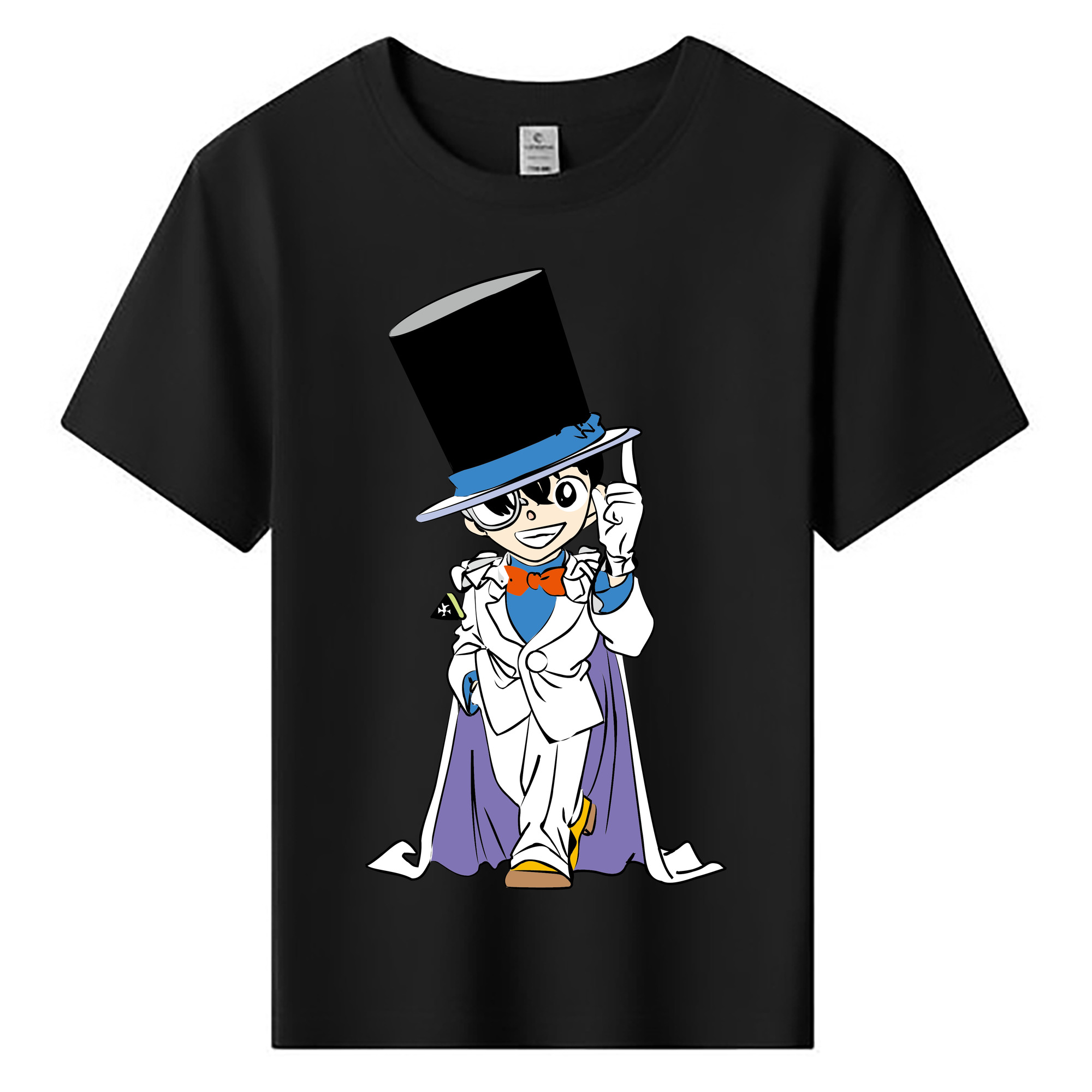 （画像用） 名探偵コナン 江戸川 コナン Detective Conan Conan Edogawa 綿100％キッズTシャツ（フロントプリント）