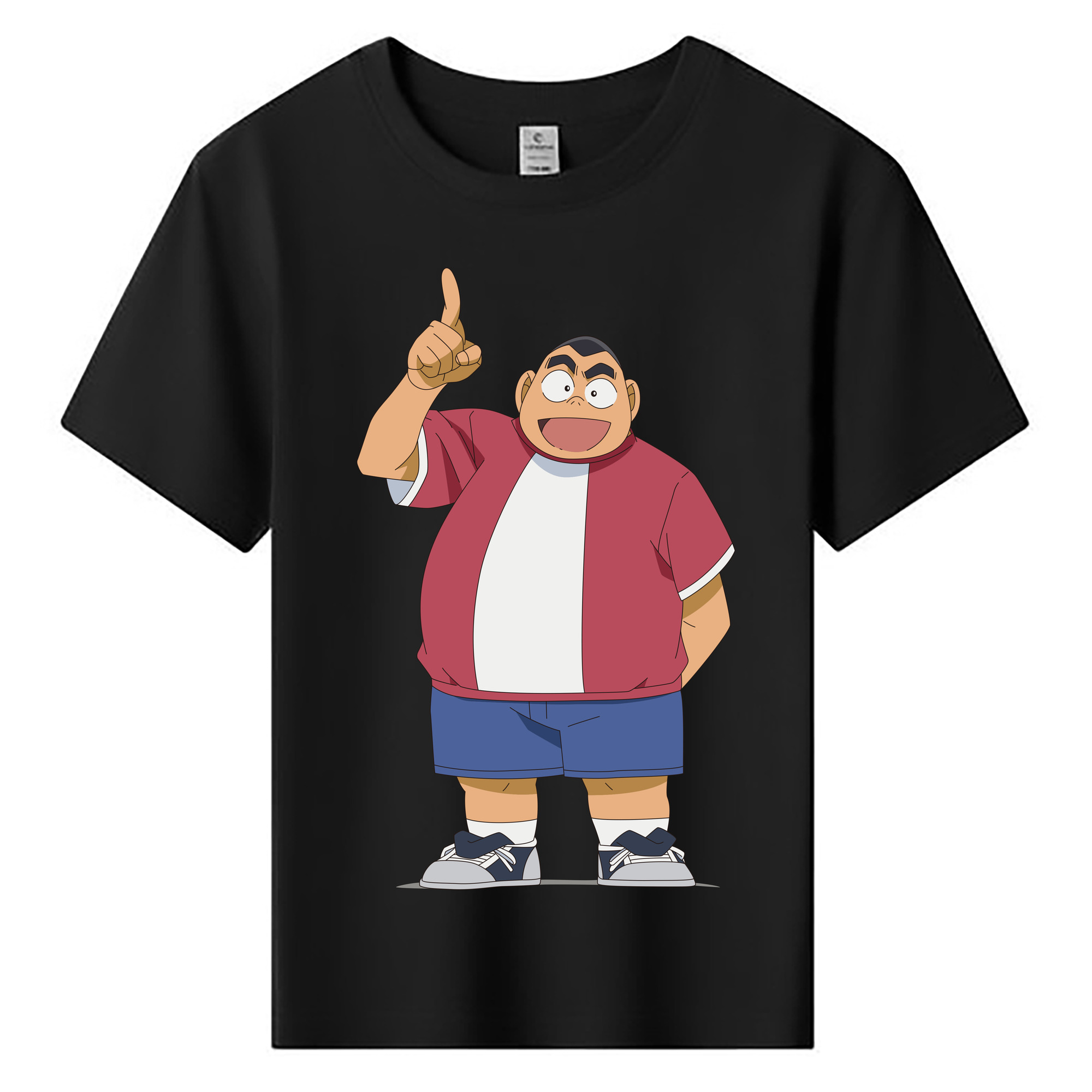 （画像用） 名探偵コナン 小嶋 元太 こじま げんた Detective Conan Kojima Genta 綿100％キッズTシャツ（フロントプリント）