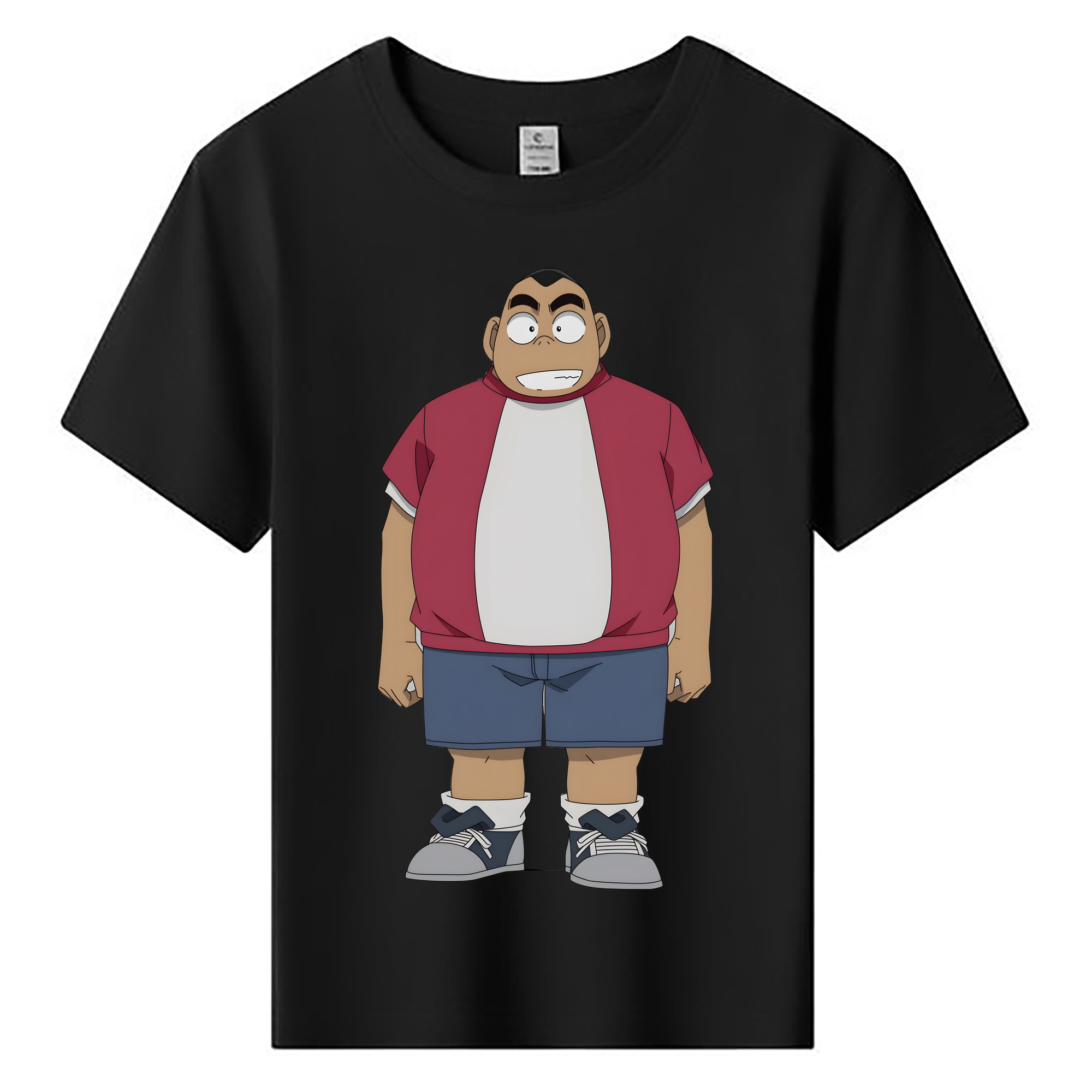 （画像用） 名探偵コナン 小嶋 元太 こじま げんた Detective Conan Kojima Genta 綿100％キッズTシャツ（フロントプリント）