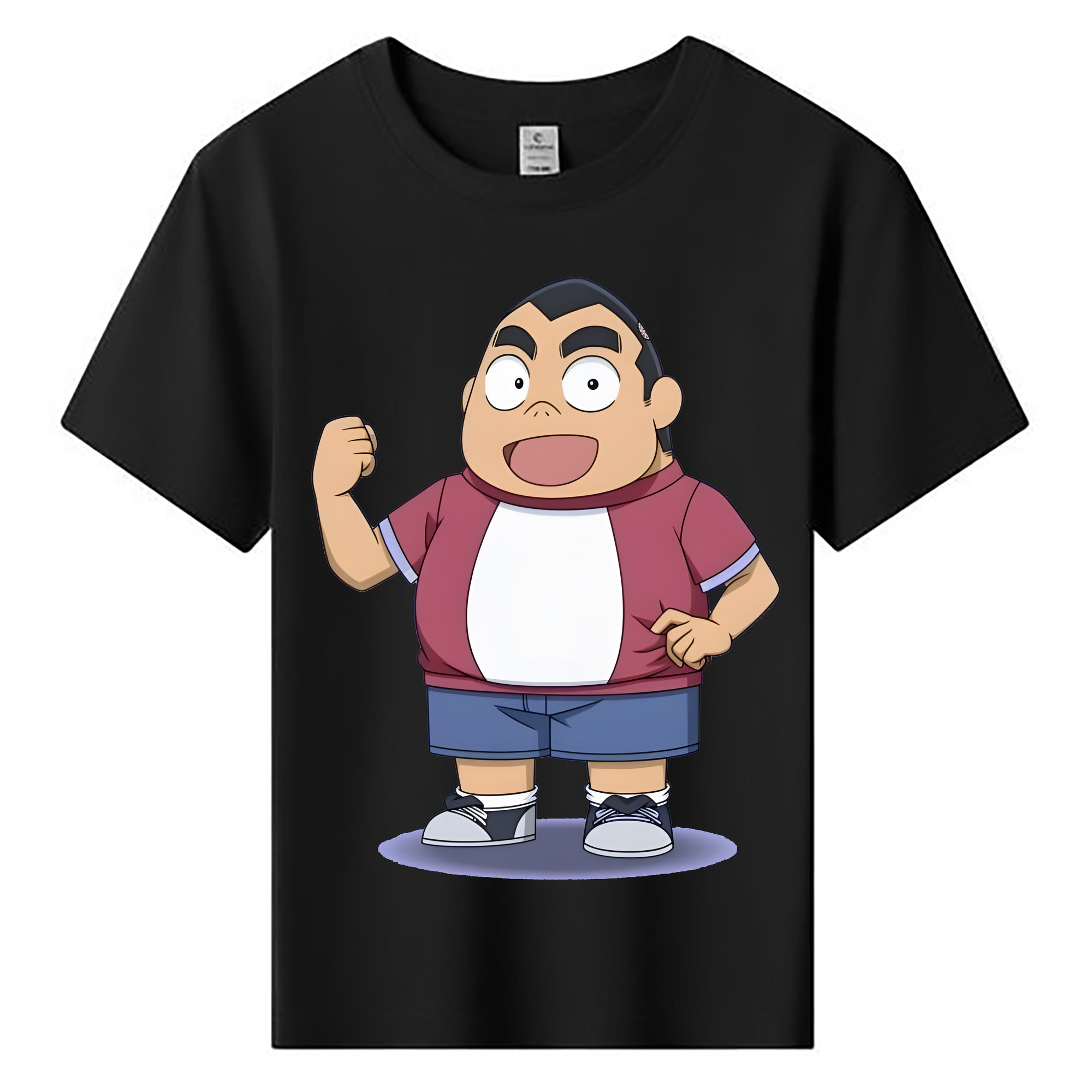 （画像用） 名探偵コナン 小嶋 元太 こじま げんた Detective Conan Kojima Genta 綿100％キッズTシャツ（フロントプリント）