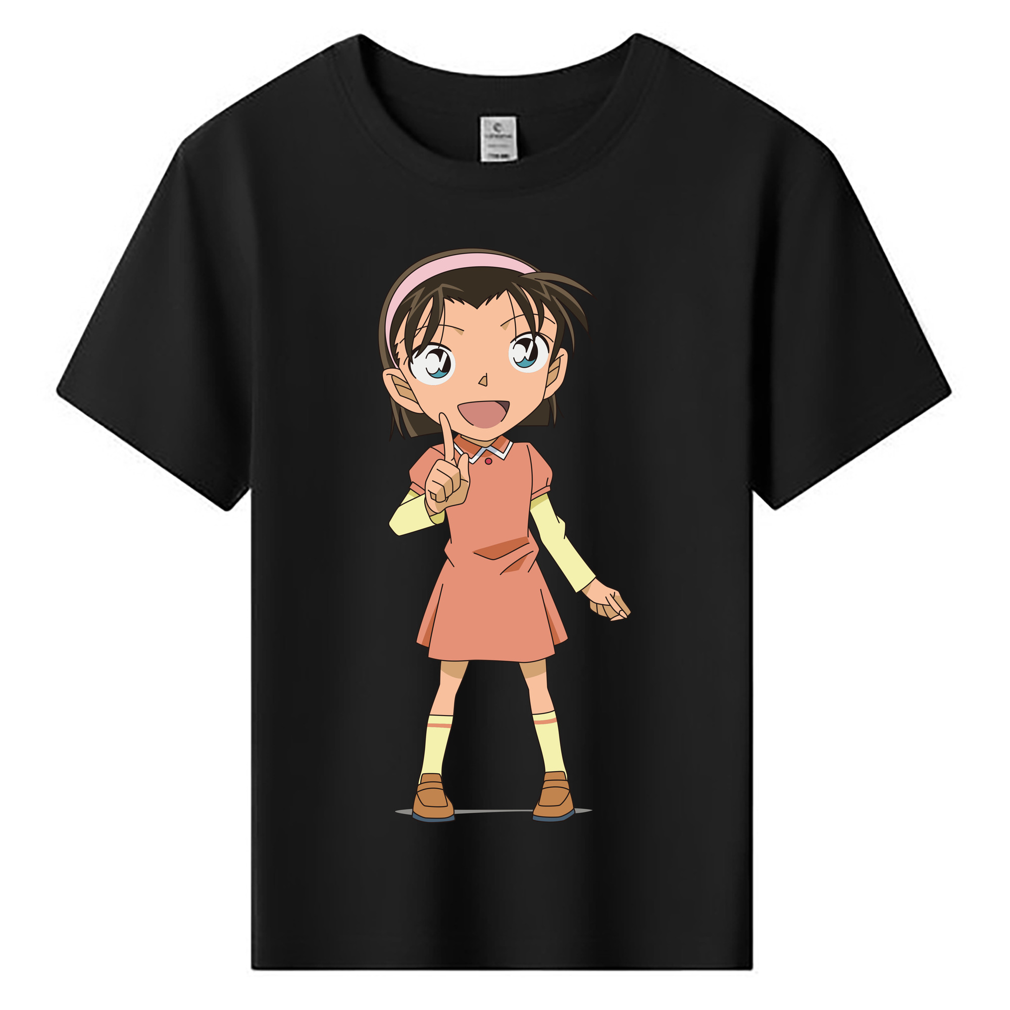 （画像用） 名探偵コナン 吉田 歩美 よしだ あゆみ Detective Conan my Yeager 綿100％キッズTシャツ（フロントプリント）