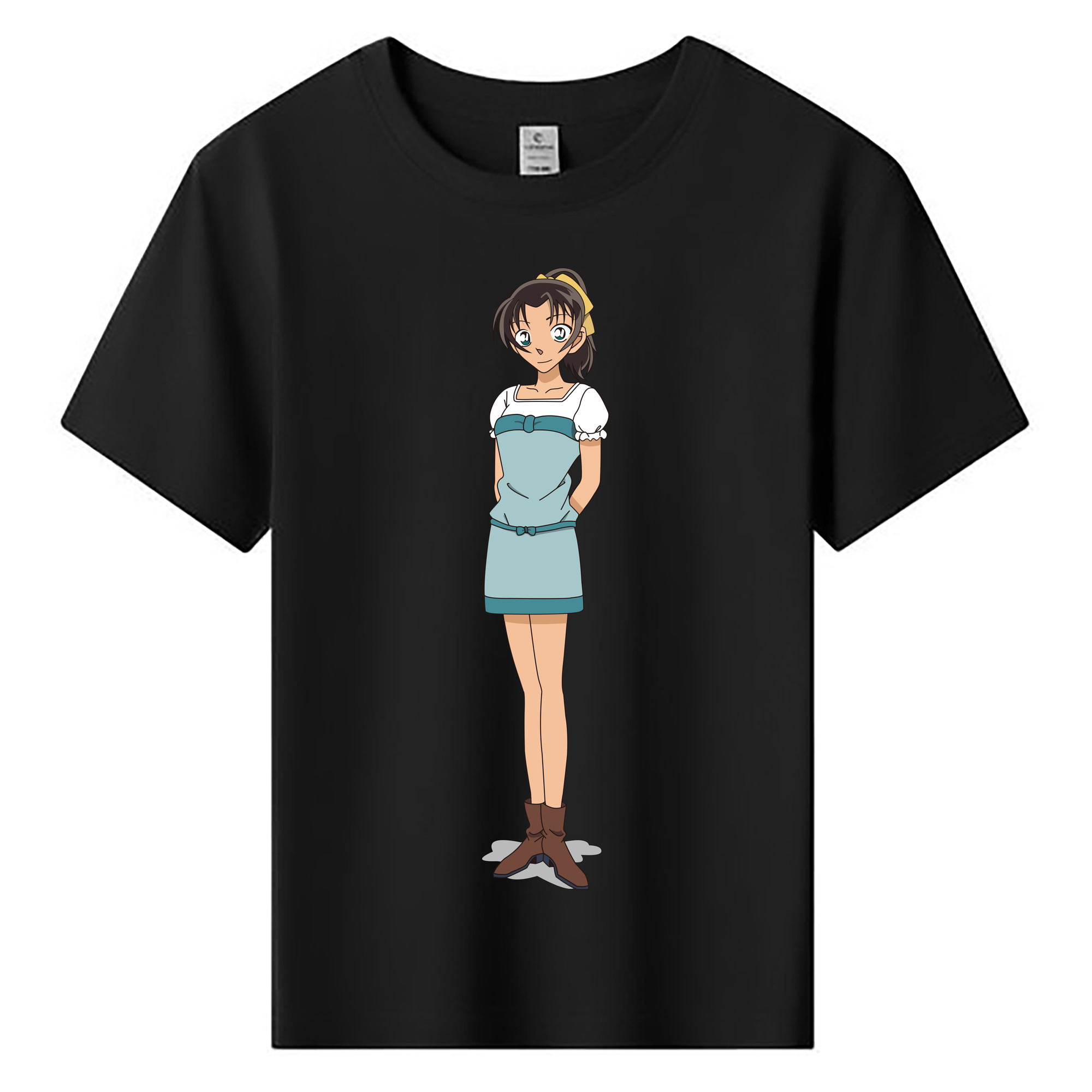 （画像用） 名探偵コナン Detective Conan 綿100％キッズTシャツ（フロントプリント）