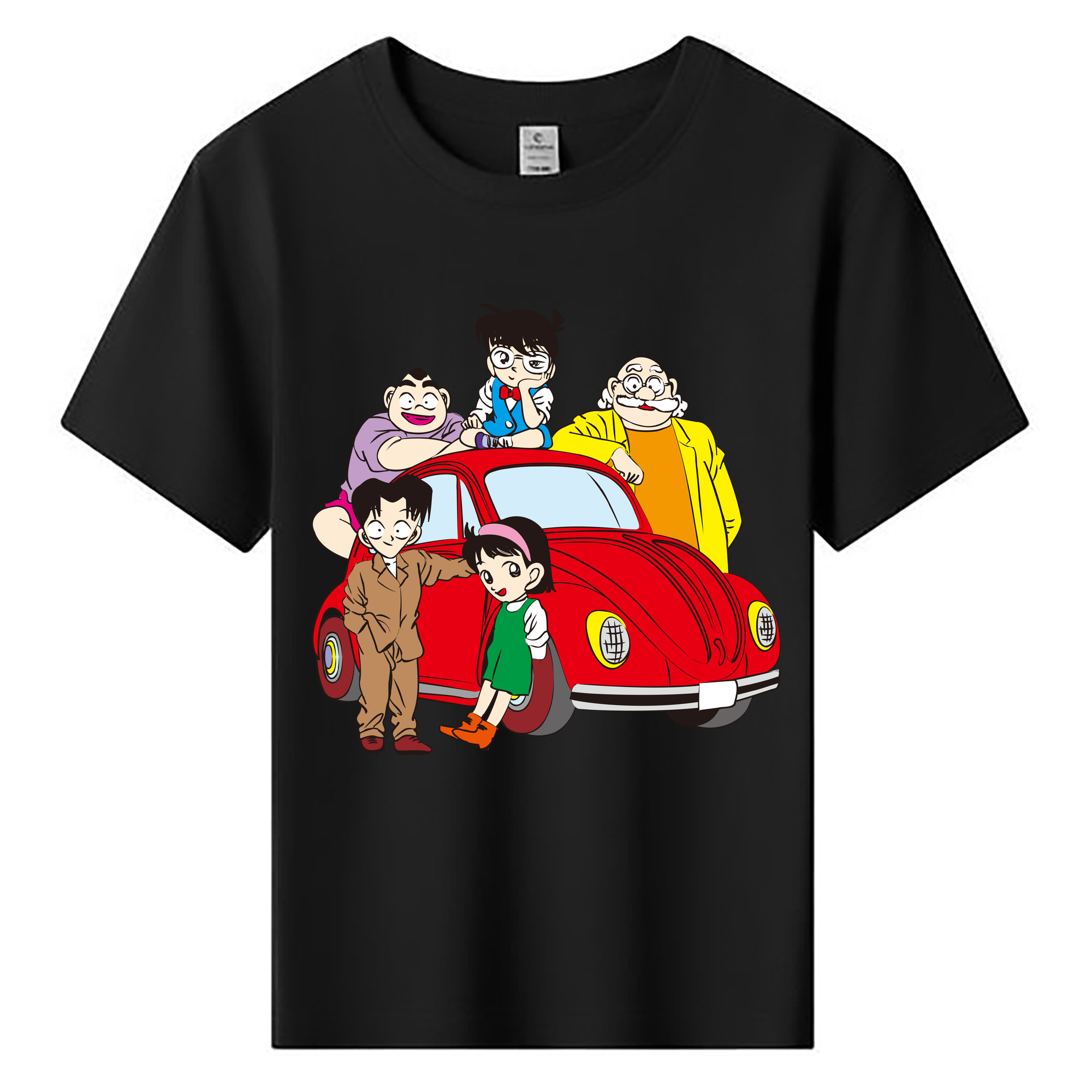 （画像用） 名探偵コナン Detective Conan 綿100％キッズTシャツ（フロントプリント）