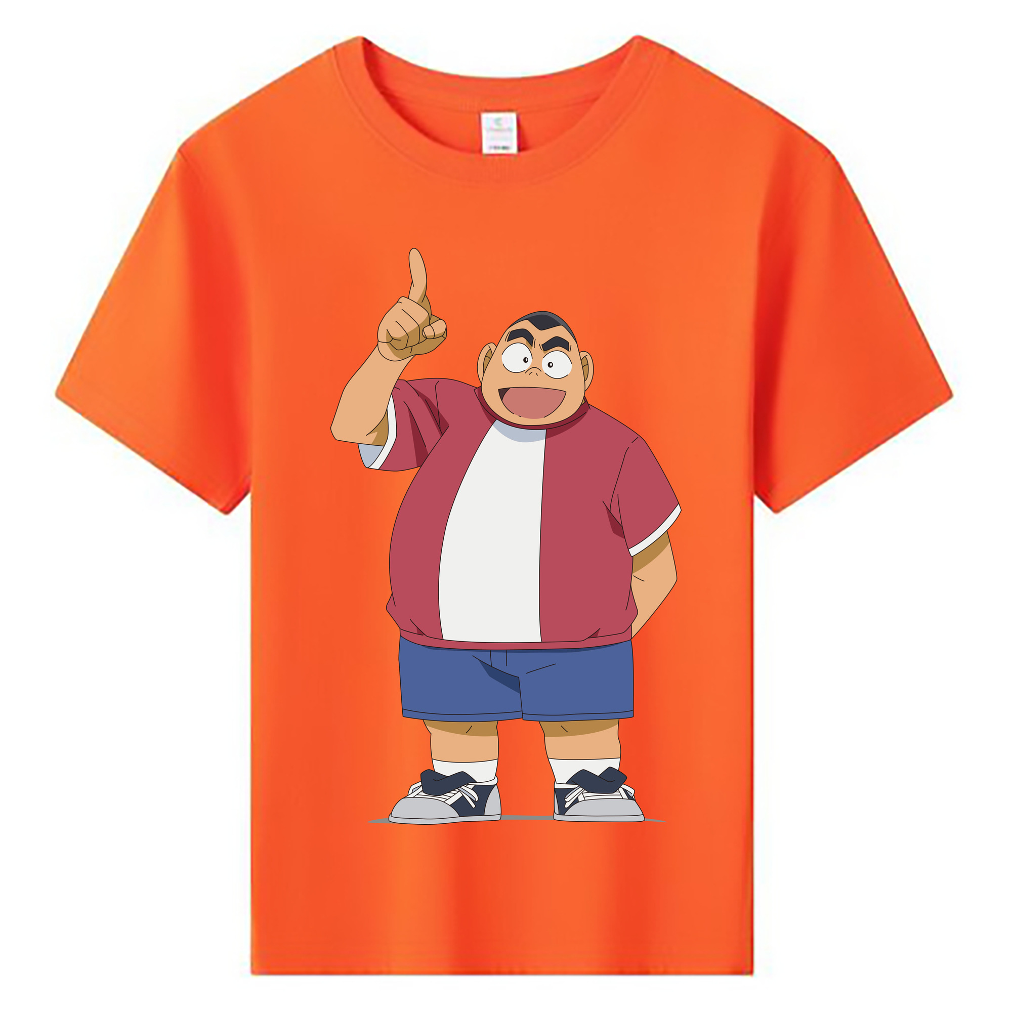 （画像用） 名探偵コナン 小嶋 元太 こじま げんた Detective Conan Kojima Genta 綿100％キッズTシャツ（フロントプリント）