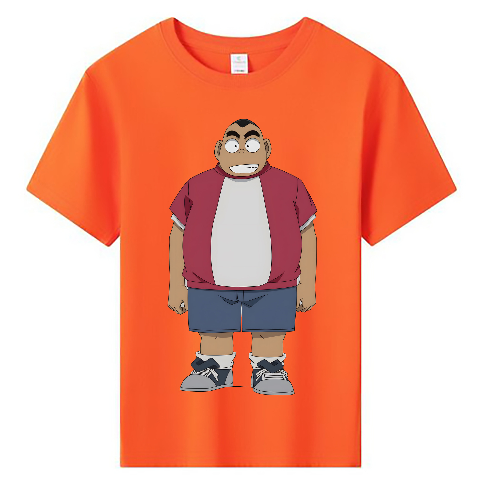 （画像用） 名探偵コナン 小嶋 元太 こじま げんた Detective Conan Kojima Genta 綿100％キッズTシャツ（フロントプリント）