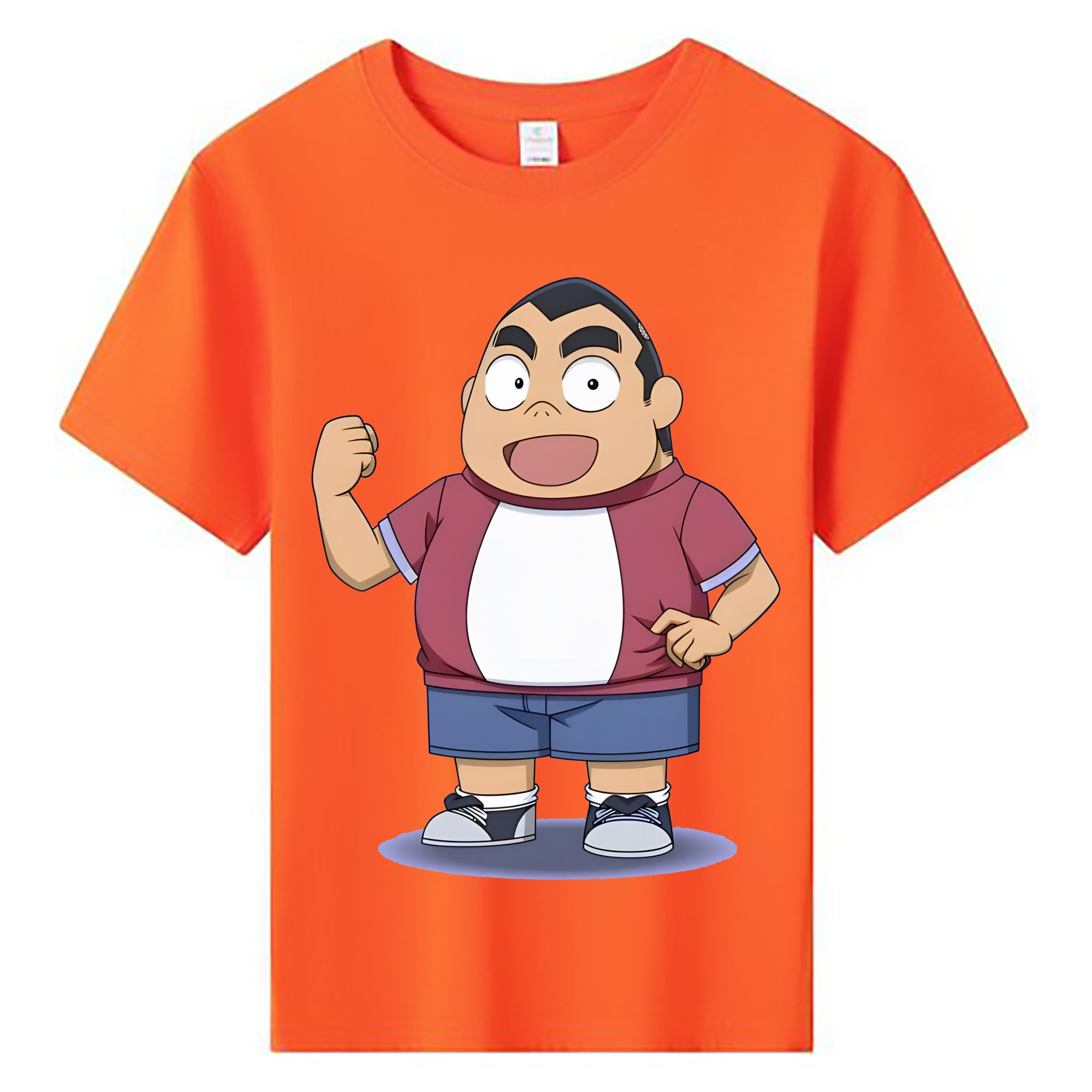 （画像用） 名探偵コナン 小嶋 元太 こじま げんた Detective Conan Kojima Genta 綿100％キッズTシャツ（フロントプリント）