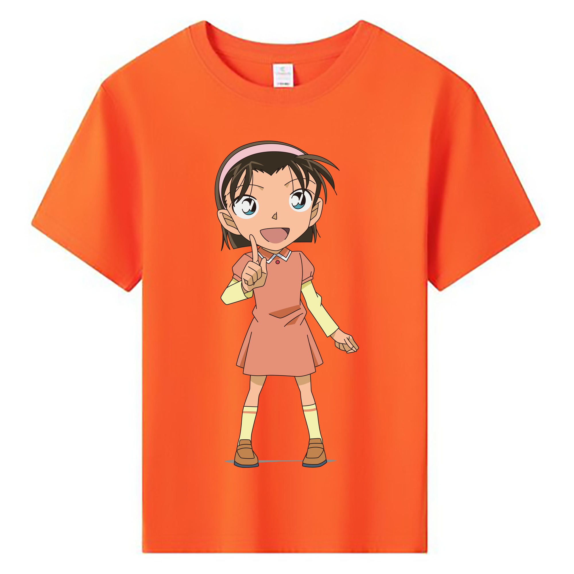（画像用） 名探偵コナン 吉田 歩美 よしだ あゆみ Detective Conan my Yeager 綿100％キッズTシャツ（フロントプリント）