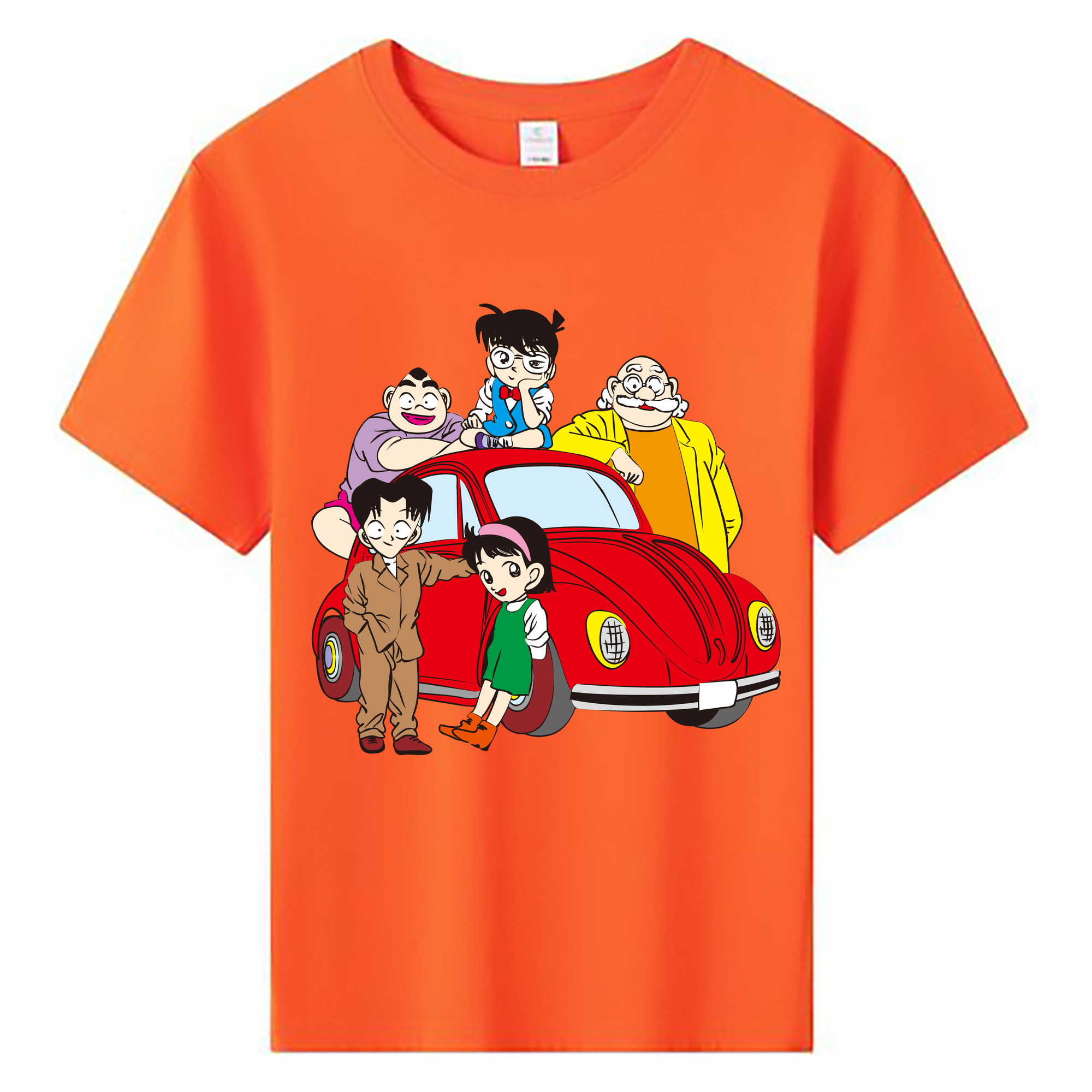 （画像用） 名探偵コナン Detective Conan 綿100％キッズTシャツ（フロントプリント）