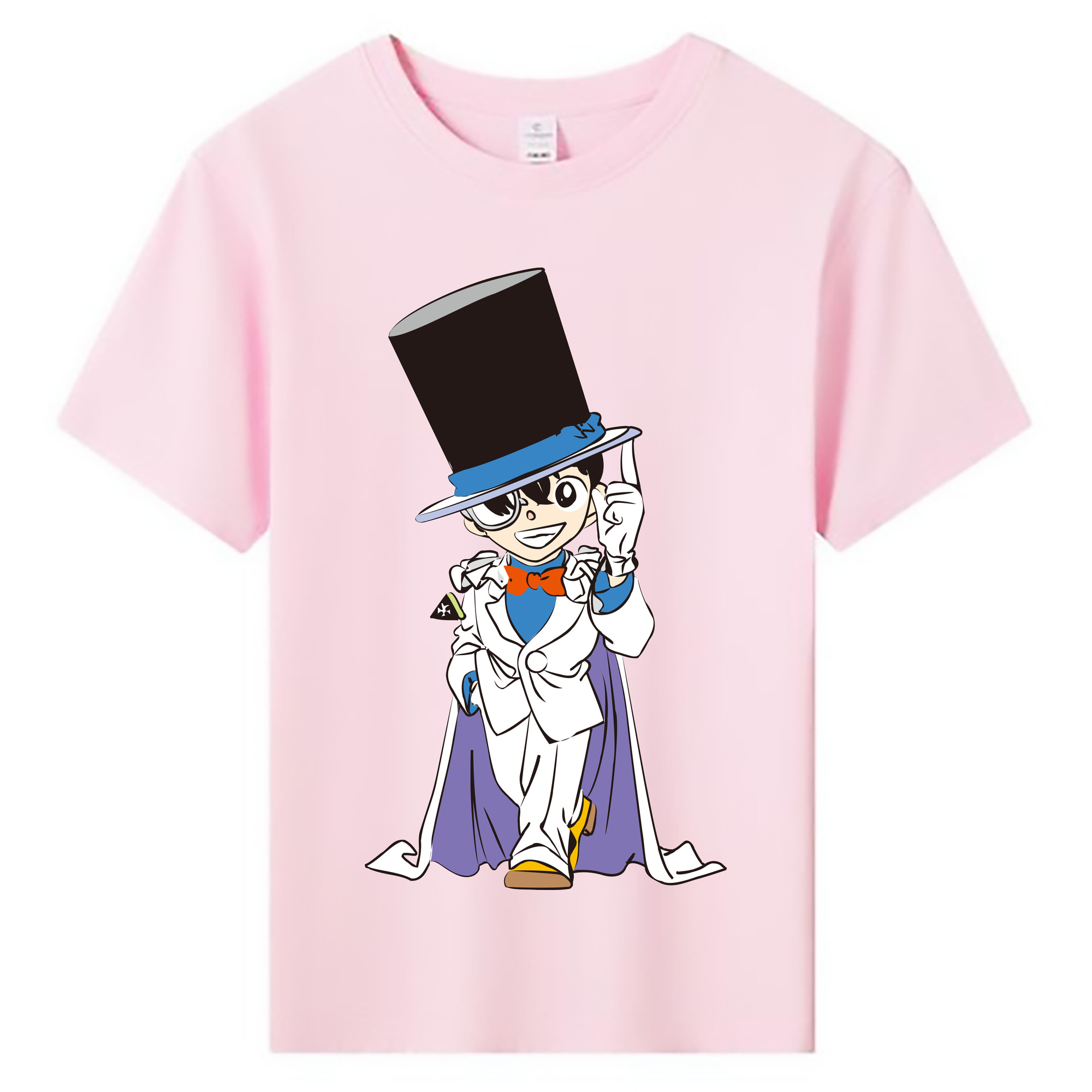 （画像用） 名探偵コナン 江戸川 コナン Detective Conan Conan Edogawa 綿100％キッズTシャツ（フロントプリント）