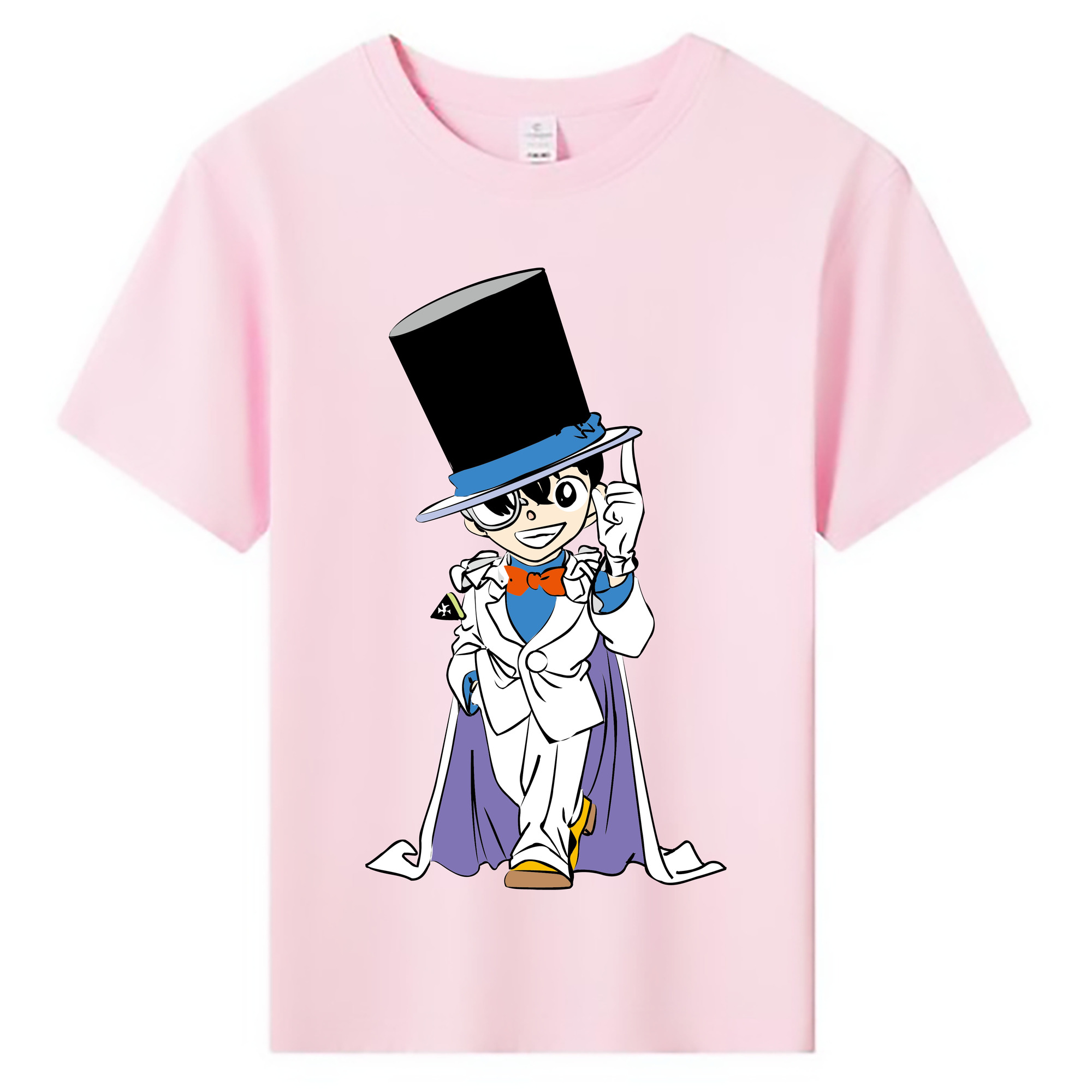 （画像用） 名探偵コナン 江戸川 コナン Detective Conan Conan Edogawa 綿100％キッズTシャツ（フロントプリント）