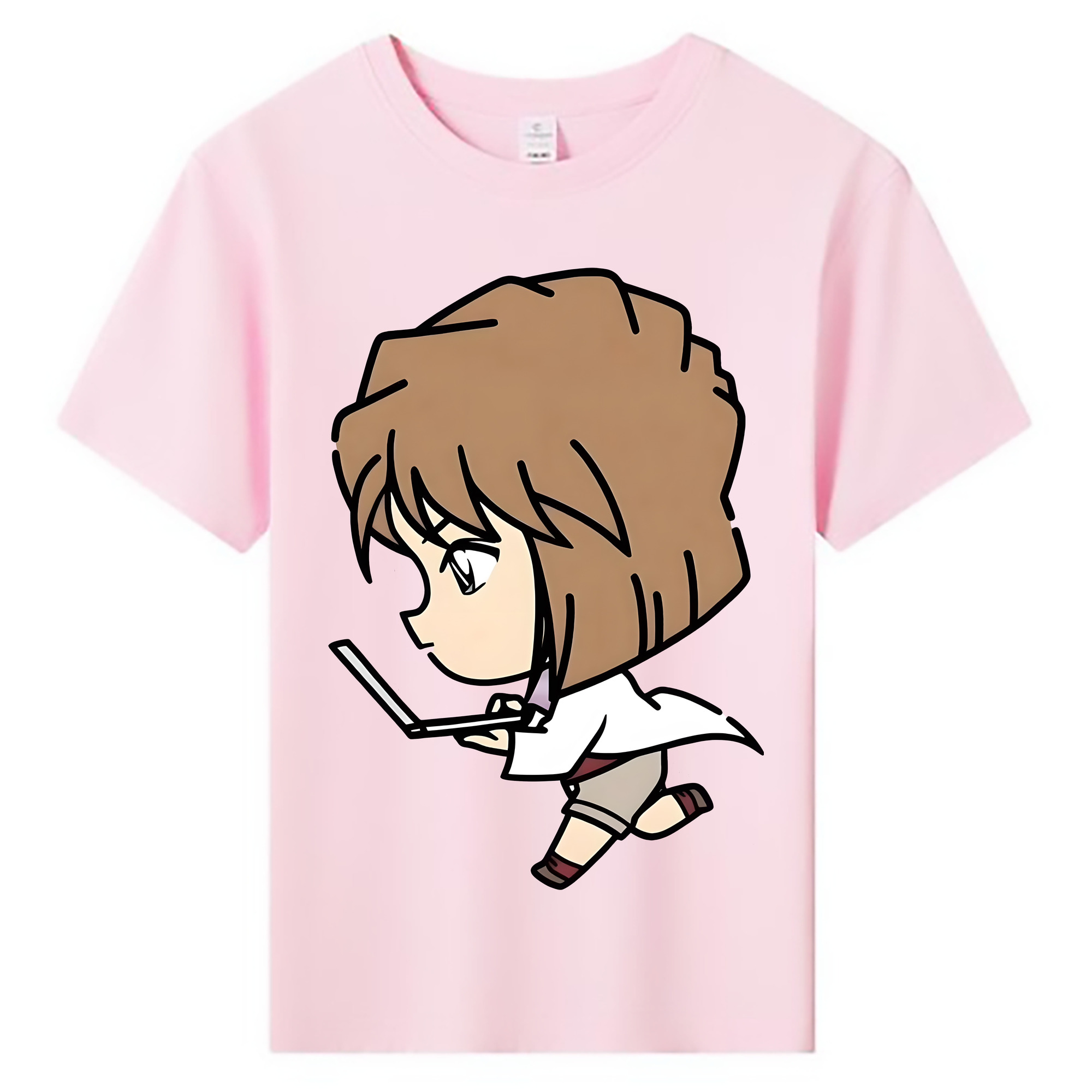 （画像用） 名探偵コナン 灰原 哀 はいばら あい Detective Conan Anita Hailey、Vi Graythorn Haibara Ai 綿100％キッズTシャツ（フロントプリント）