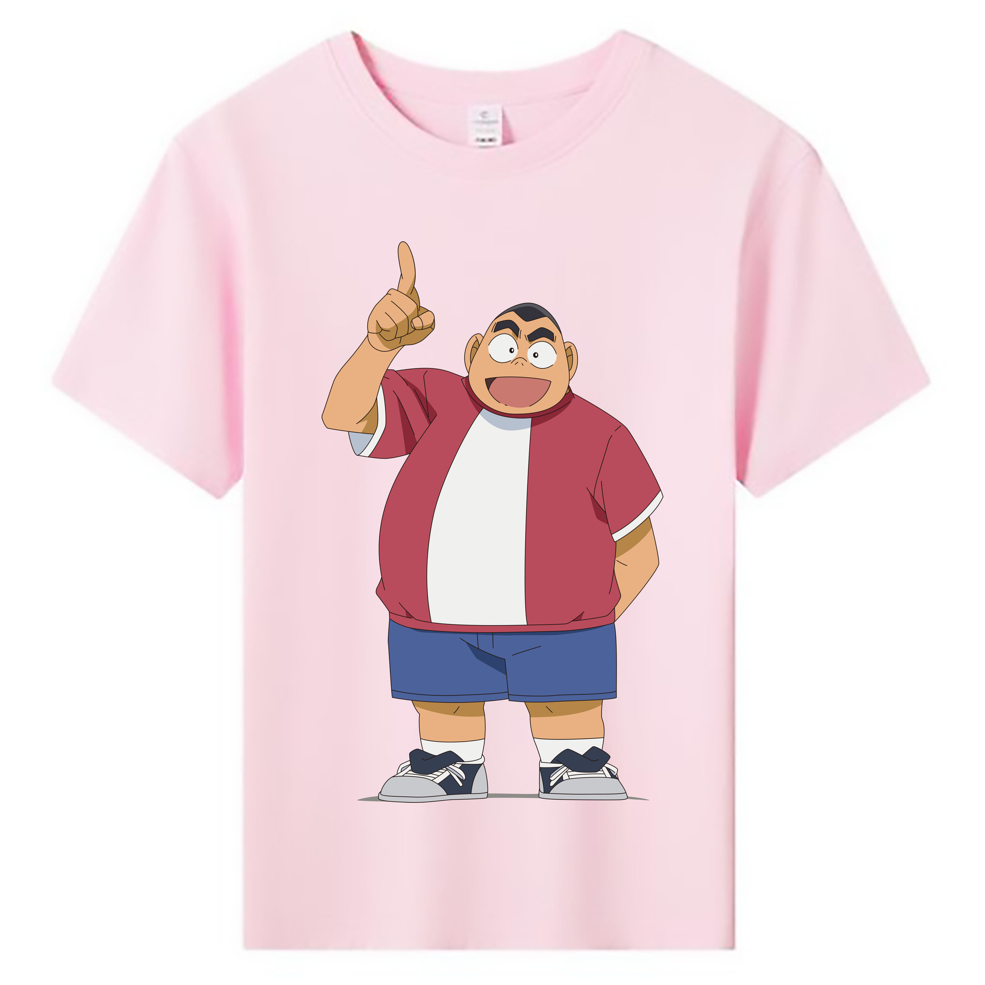 （画像用） 名探偵コナン 小嶋 元太 こじま げんた Detective Conan Kojima Genta 綿100％キッズTシャツ（フロントプリント）