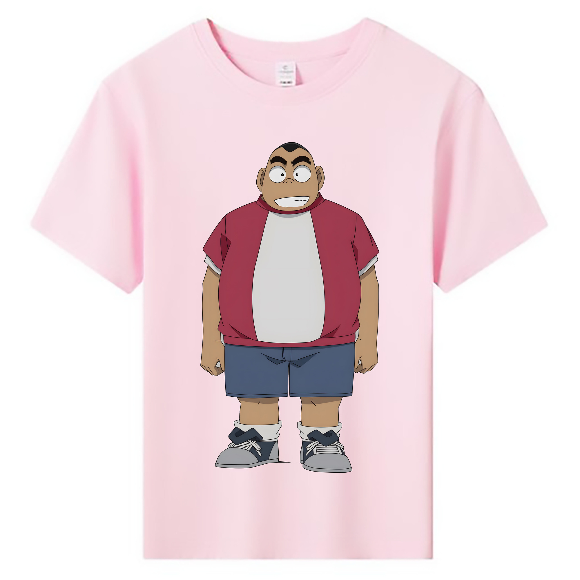 （画像用） 名探偵コナン 小嶋 元太 こじま げんた Detective Conan Kojima Genta 綿100％キッズTシャツ（フロントプリント）