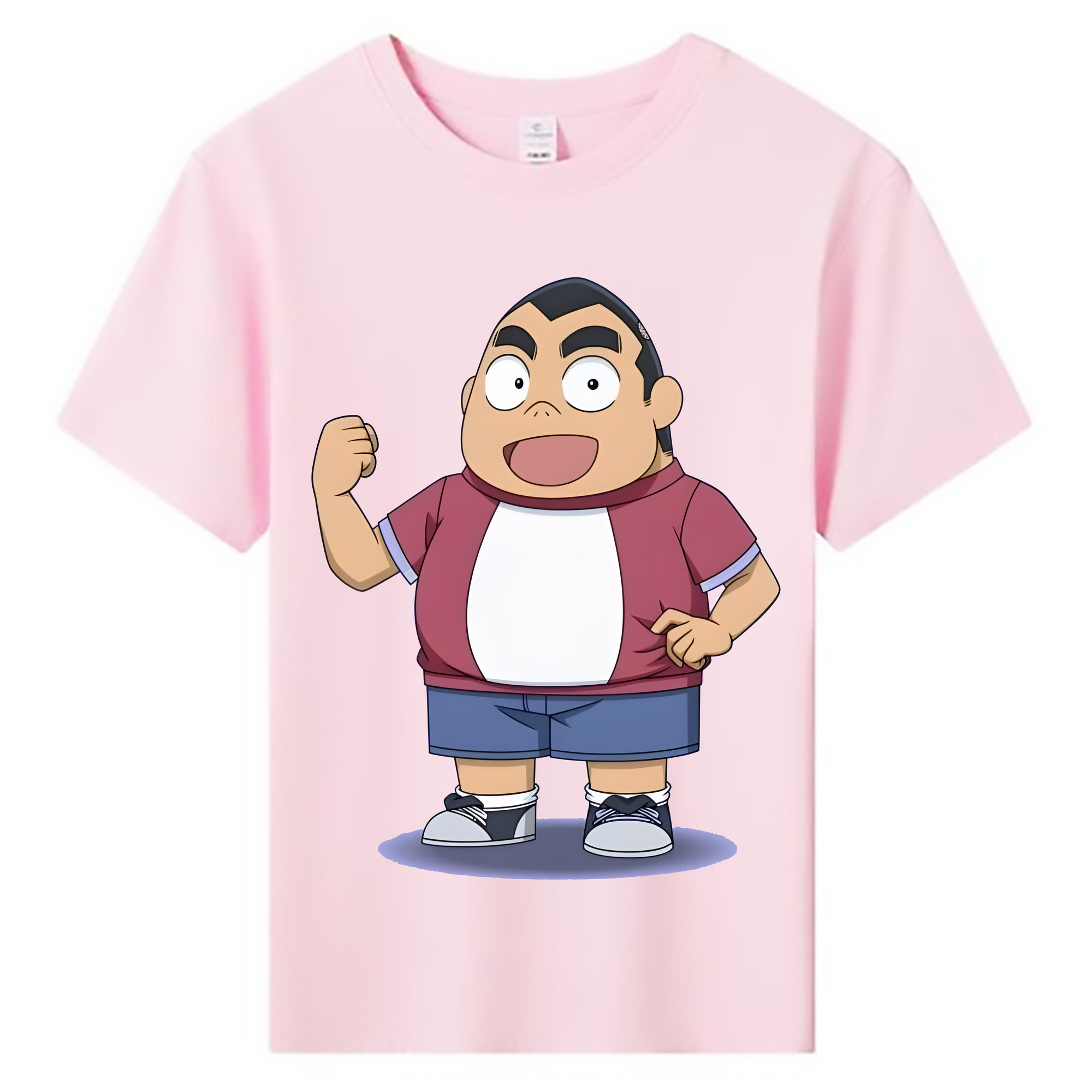 （画像用） 名探偵コナン 小嶋 元太 こじま げんた Detective Conan Kojima Genta 綿100％キッズTシャツ（フロントプリント）