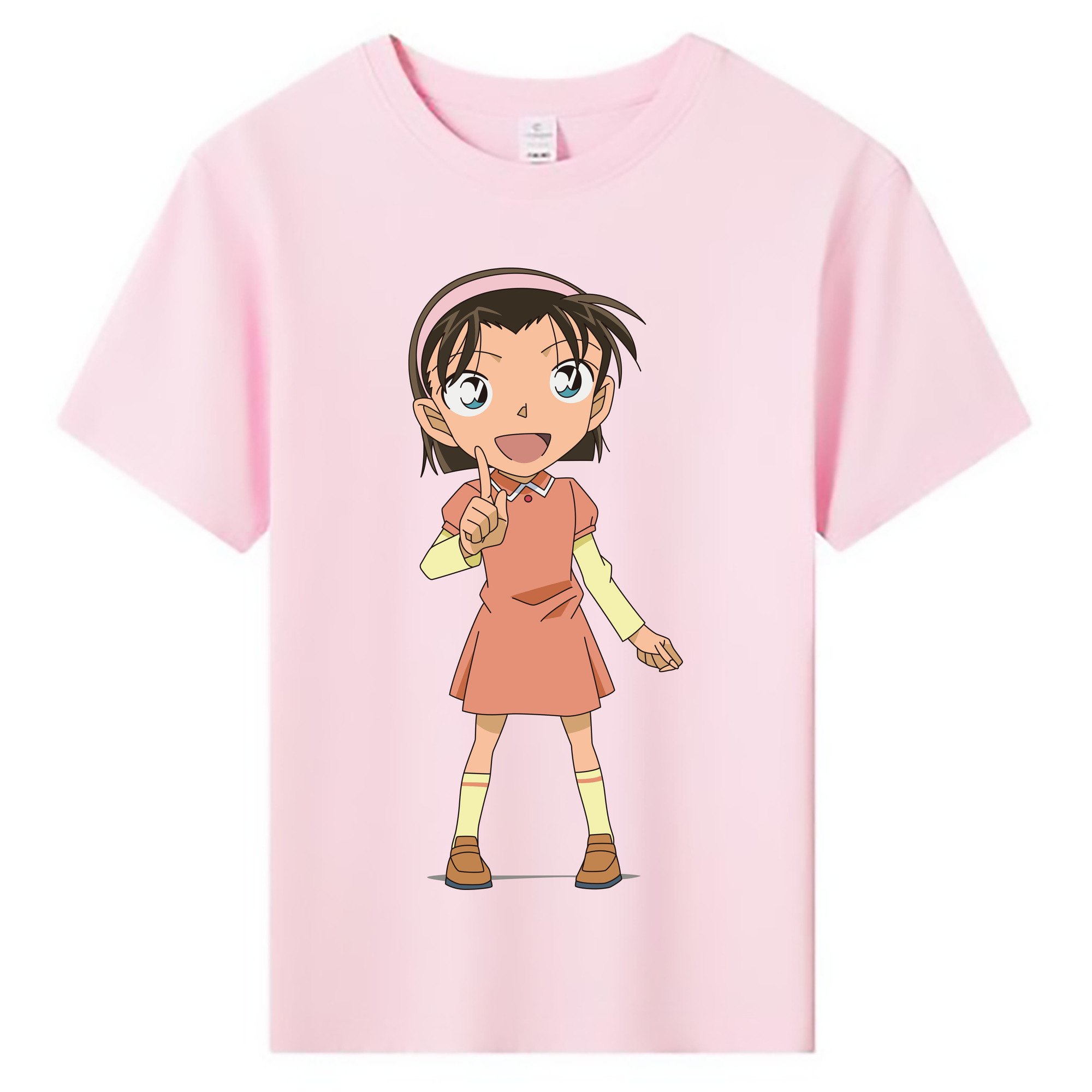 （画像用） 名探偵コナン 吉田 歩美 よしだ あゆみ Detective Conan my Yeager 綿100％キッズTシャツ（フロントプリント）