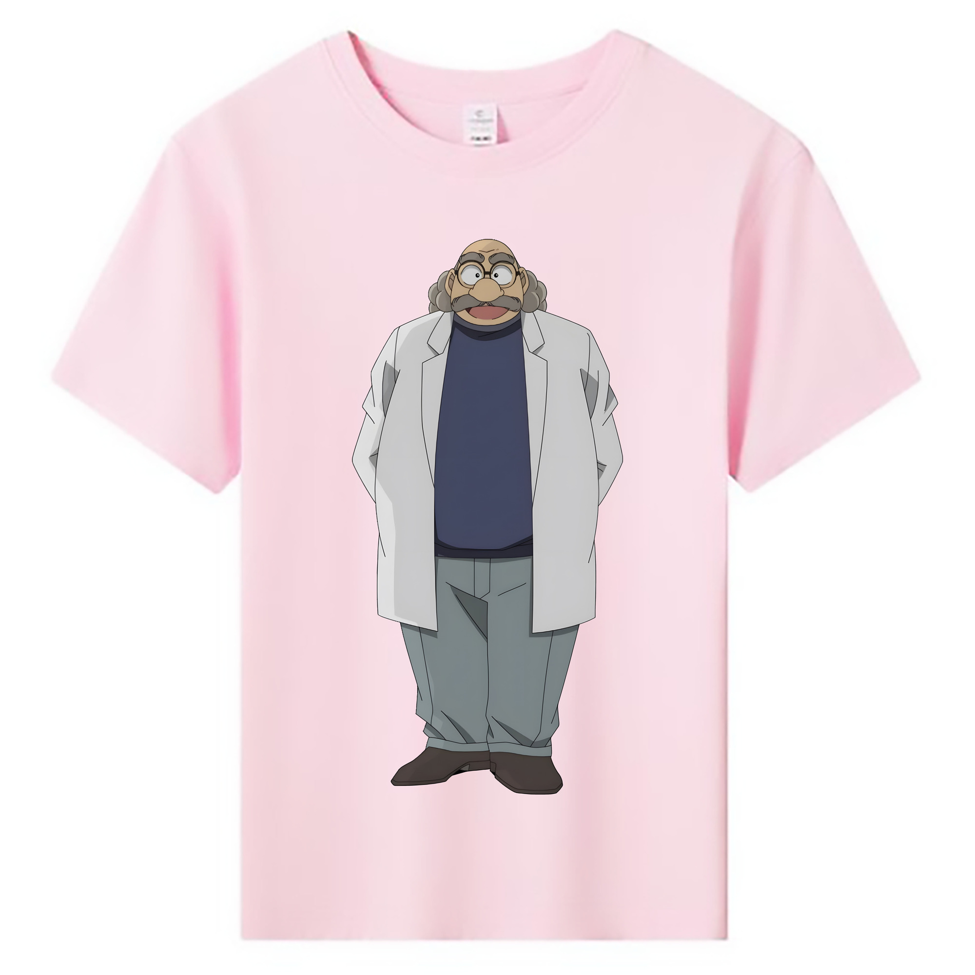 （画像用） 名探偵コナン あがさ ひろし Detective Conan Agasa Hiroshi 綿100％キッズTシャツ（フロントプリント）