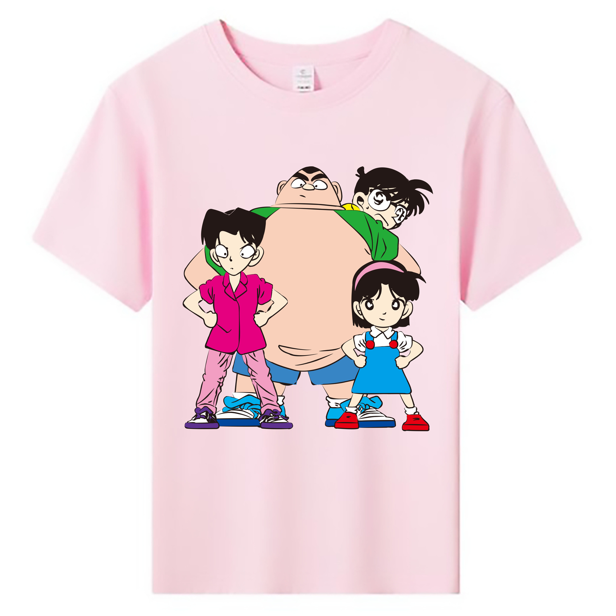 （画像用） 名探偵コナン Detective Conan 綿100％キッズTシャツ（フロントプリント）