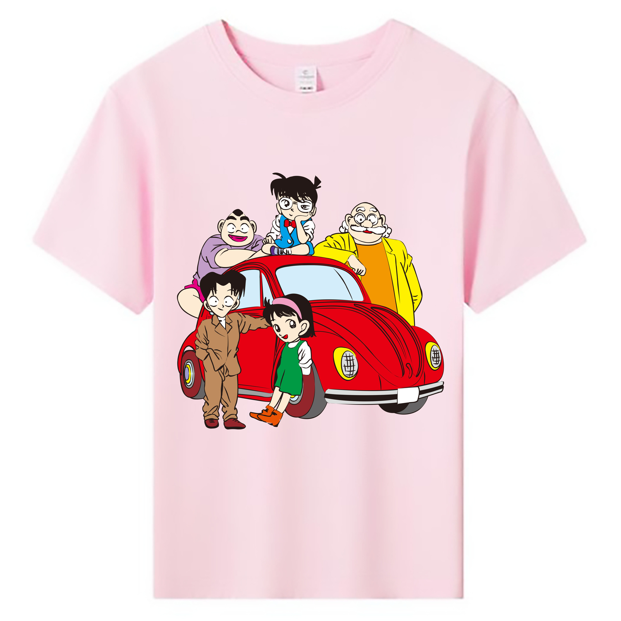 （画像用） 名探偵コナン Detective Conan 綿100％キッズTシャツ（フロントプリント）