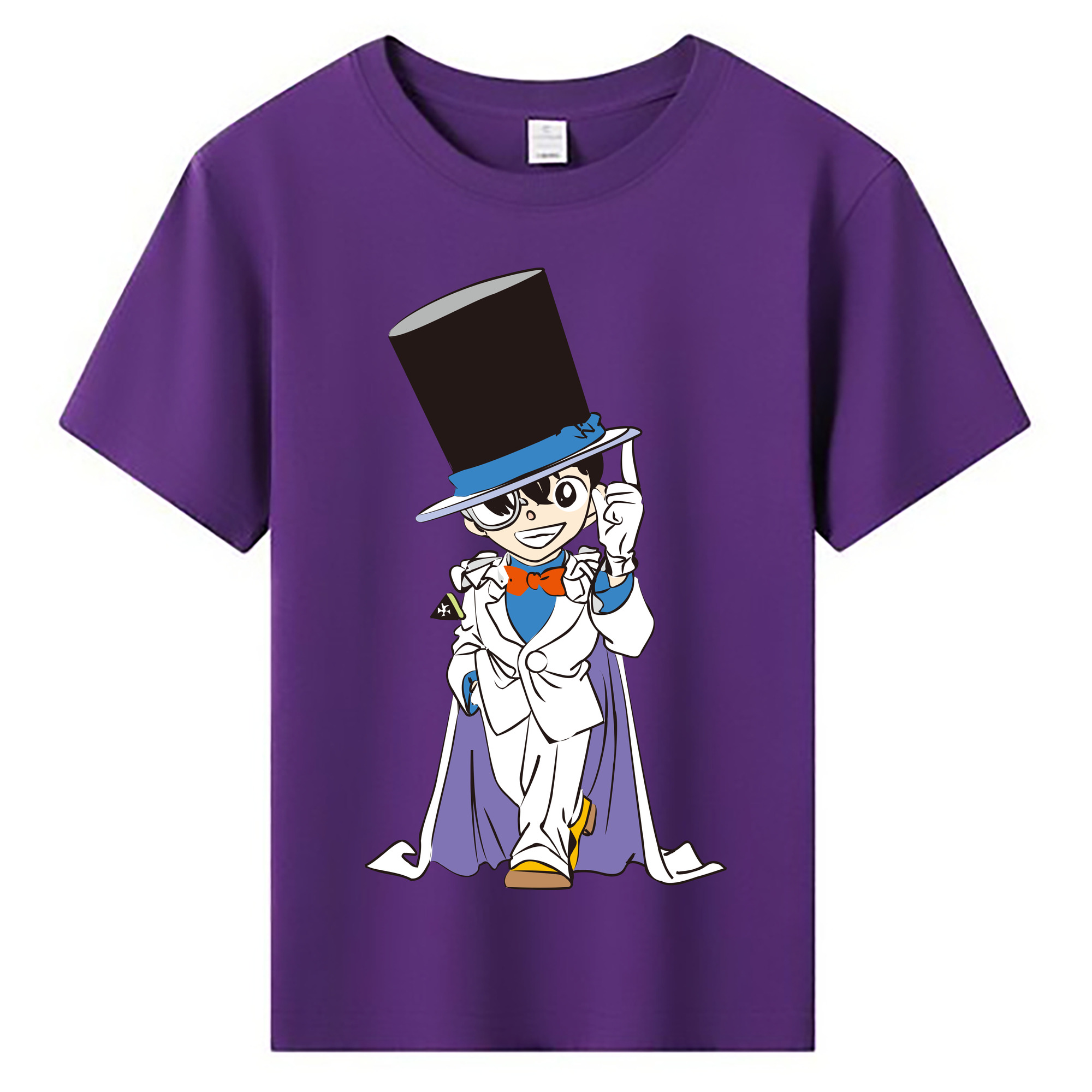 （画像用） 名探偵コナン 江戸川 コナン Detective Conan Conan Edogawa 綿100％キッズTシャツ（フロントプリント）
