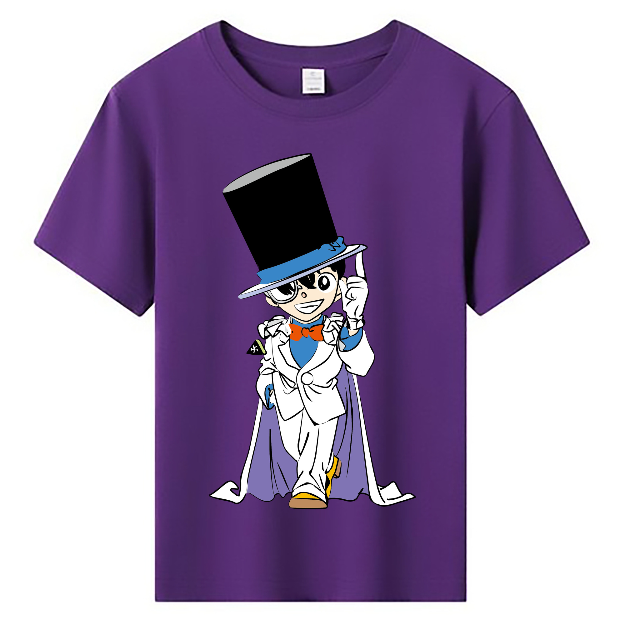 （画像用） 名探偵コナン 江戸川 コナン Detective Conan Conan Edogawa 綿100％キッズTシャツ（フロントプリント）