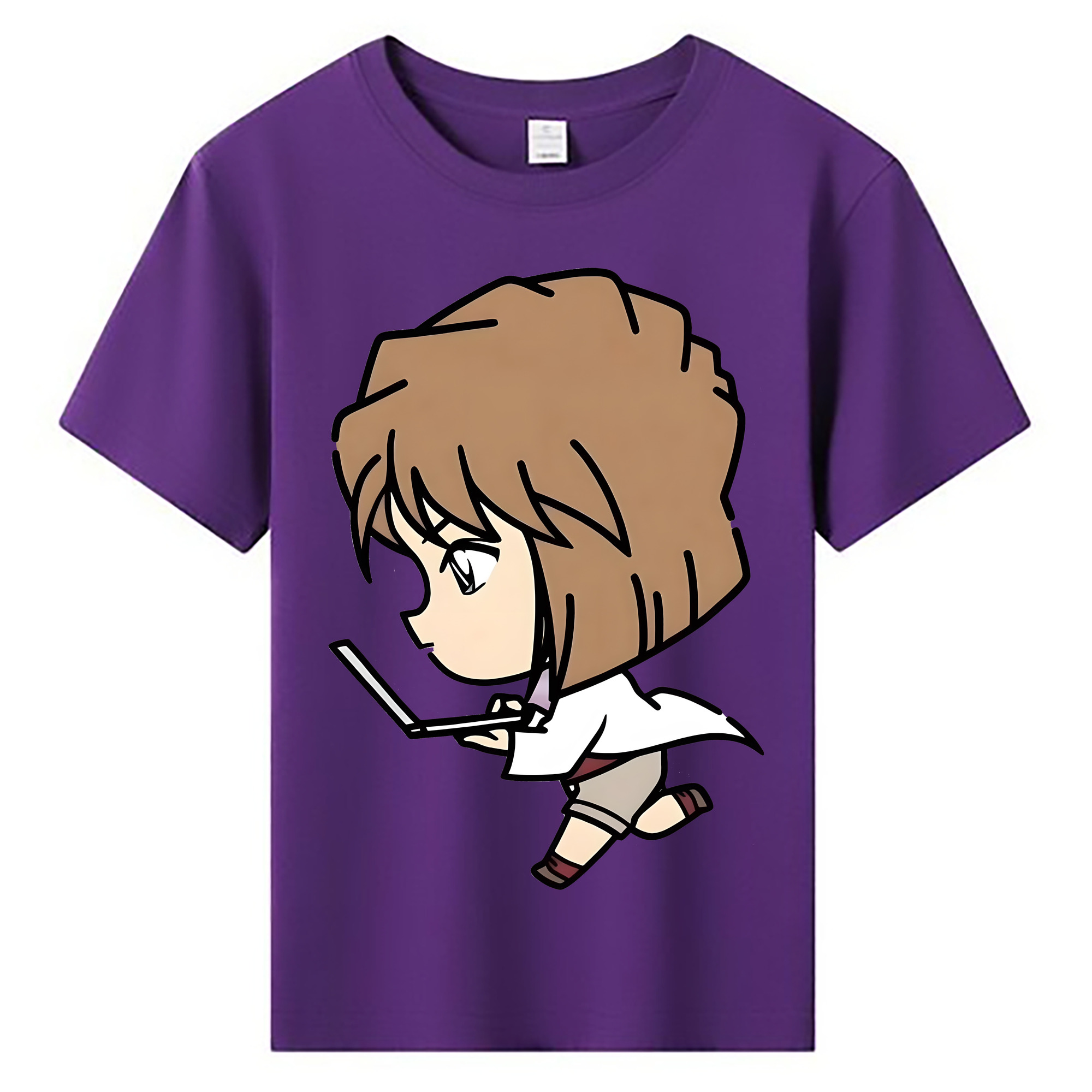 （画像用） 名探偵コナン 灰原 哀 はいばら あい Detective Conan Anita Hailey、Vi Graythorn Haibara Ai 綿100％キッズTシャツ（フロントプリント）