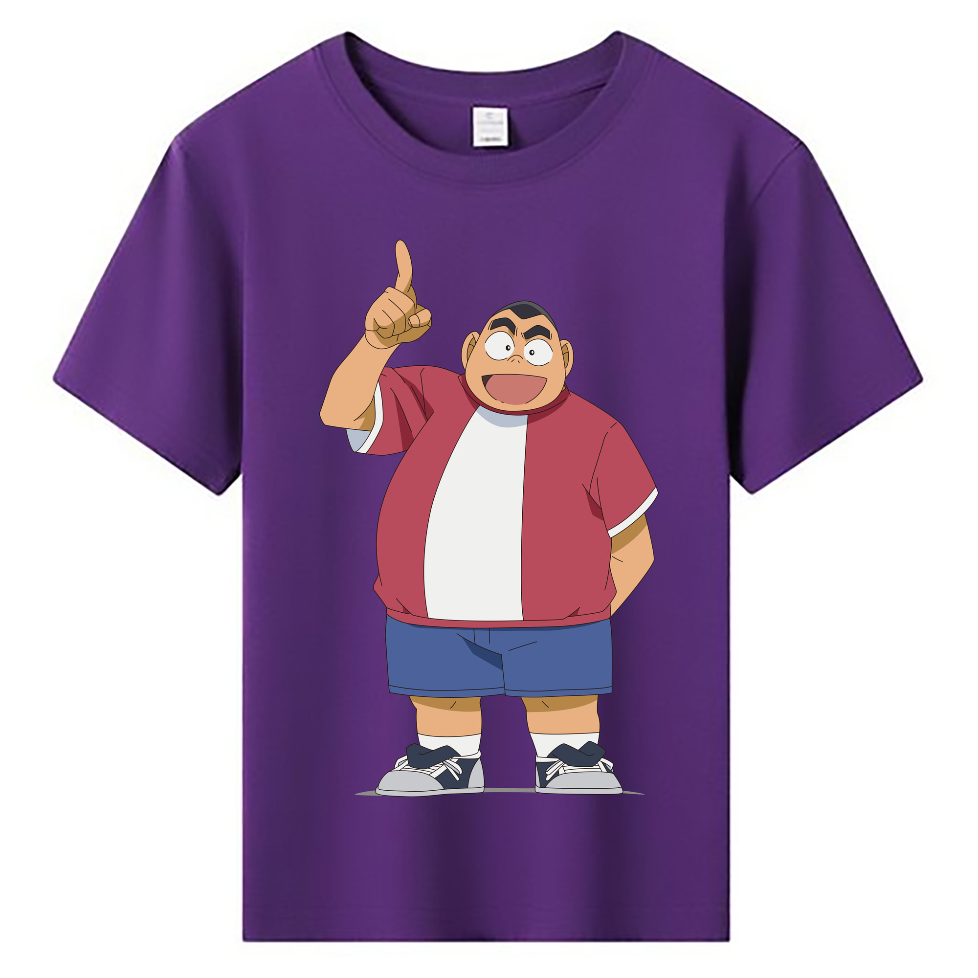 （画像用） 名探偵コナン 小嶋 元太 こじま げんた Detective Conan Kojima Genta 綿100％キッズTシャツ（フロントプリント）